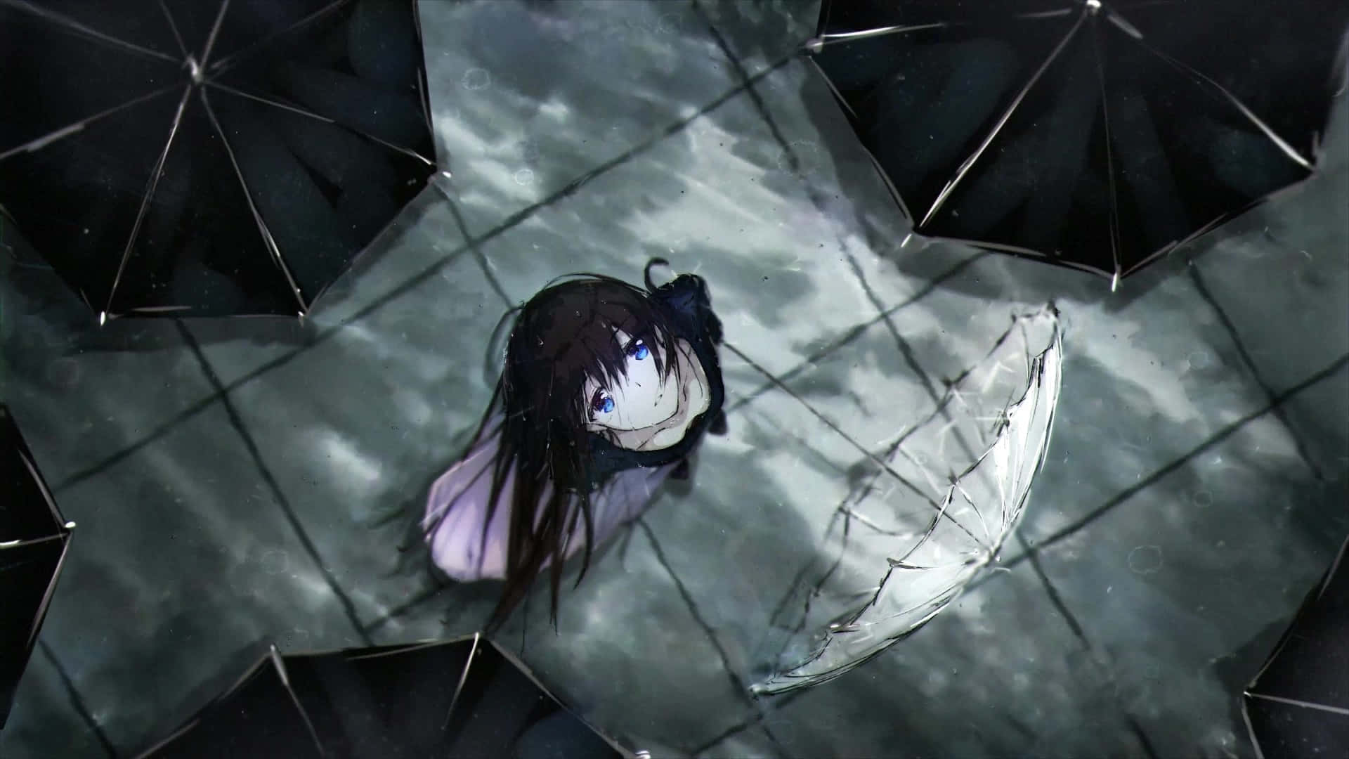 Triste anime-bilder Bakgrunner