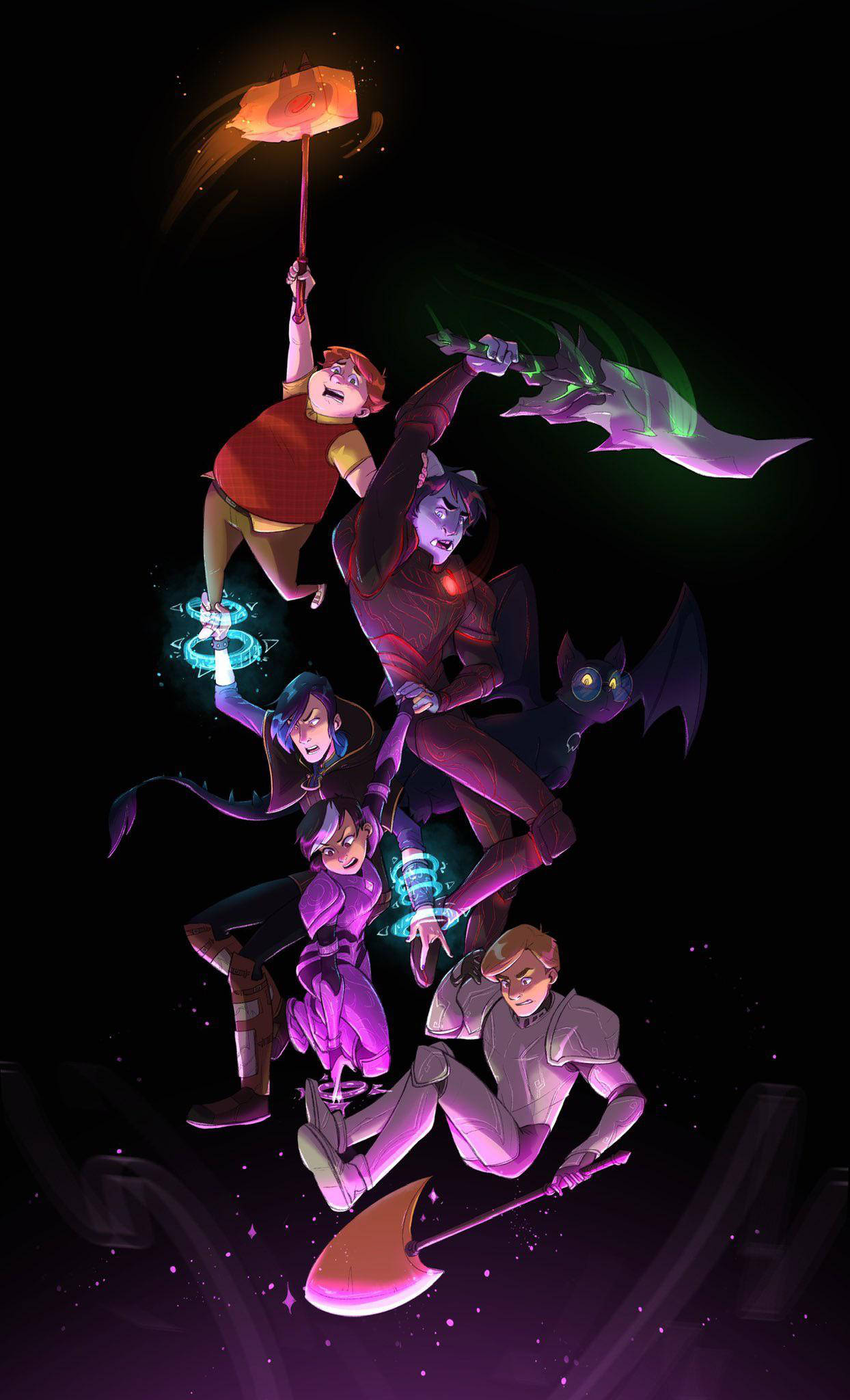 Trollhunters Tales Of Arcadia Casts Bakgrunner