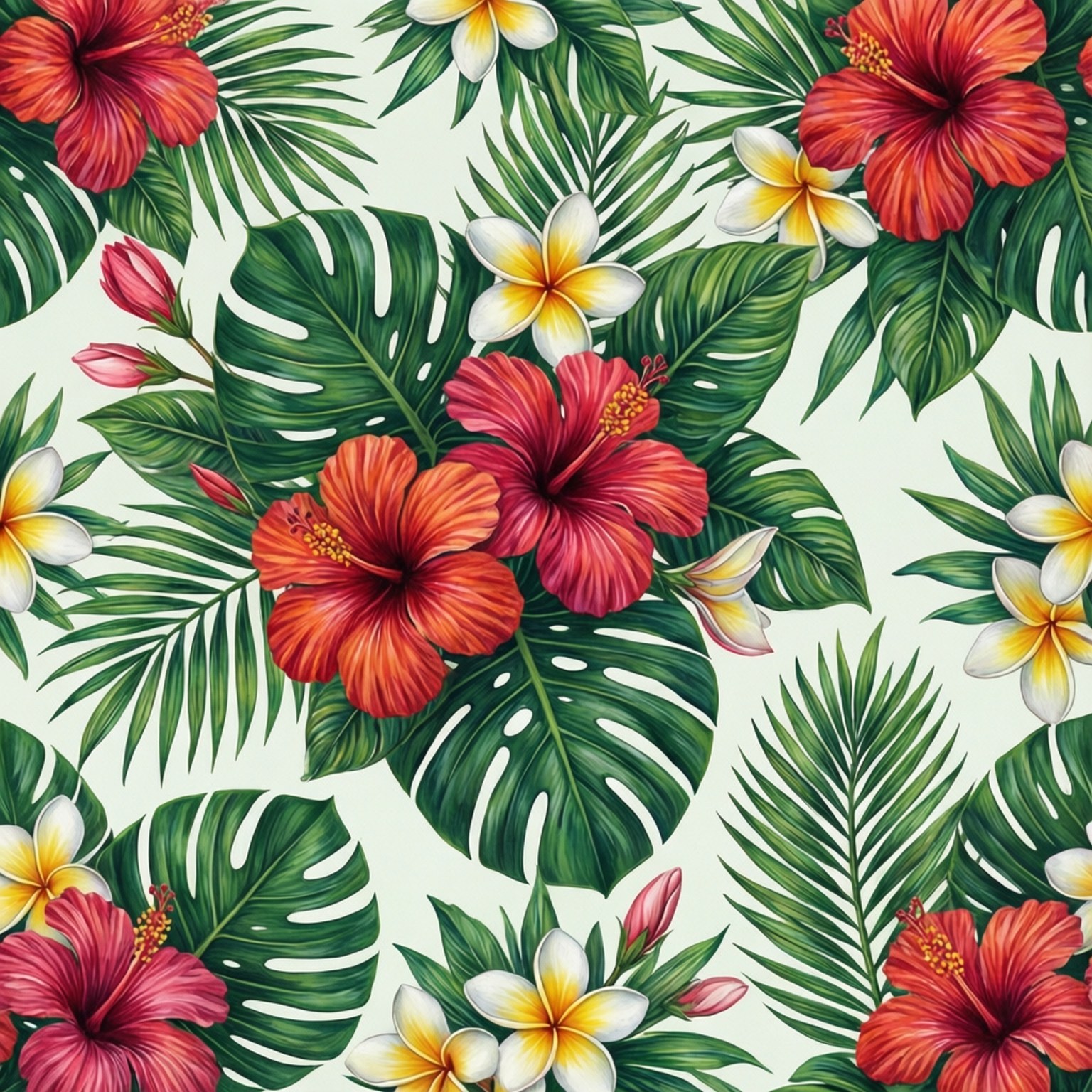 Tropisk blomstermønster Bakgrunner