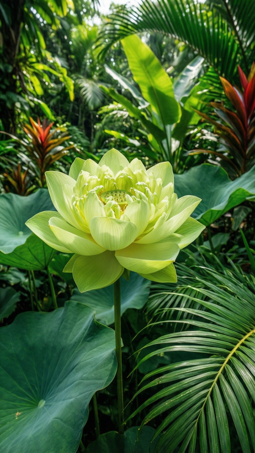 Tropisk Lotus Bakgrunner
