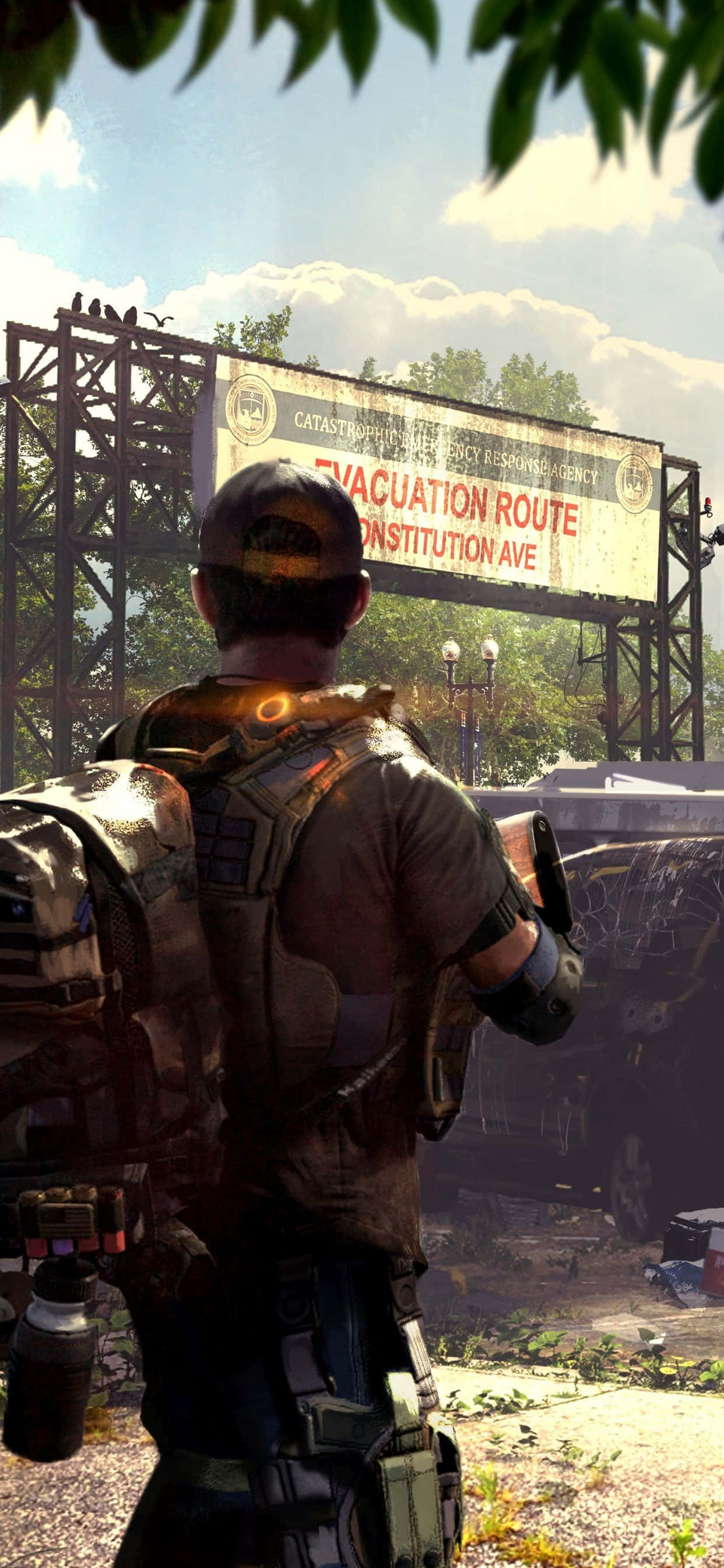 Tross oddsene og rust deg opp med iPhone Xs Max The Division og beseire fiendene dine! Bakgrunner