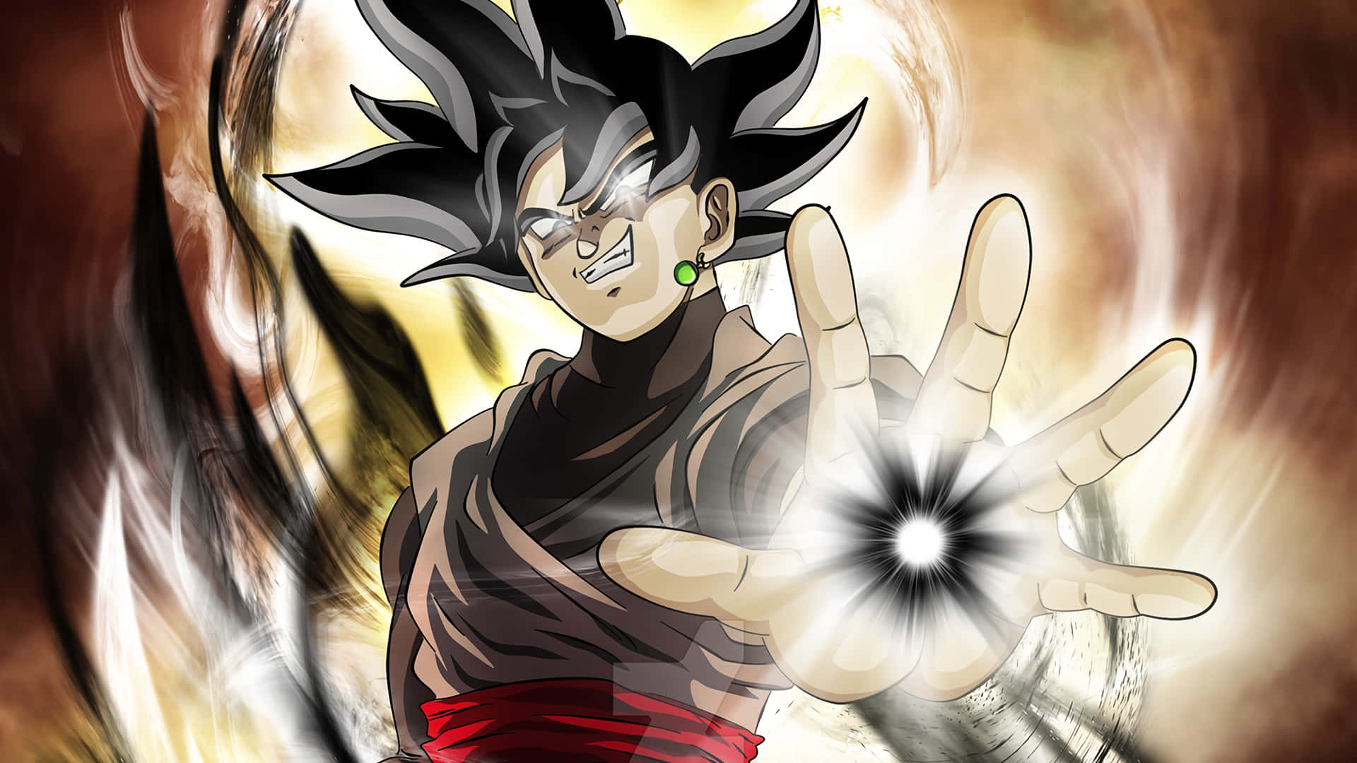 Truende Goku Black fra Dragon Ball Super Bakgrunner