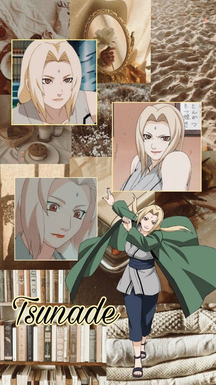 Tsunade estetisk collage Bakgrunner