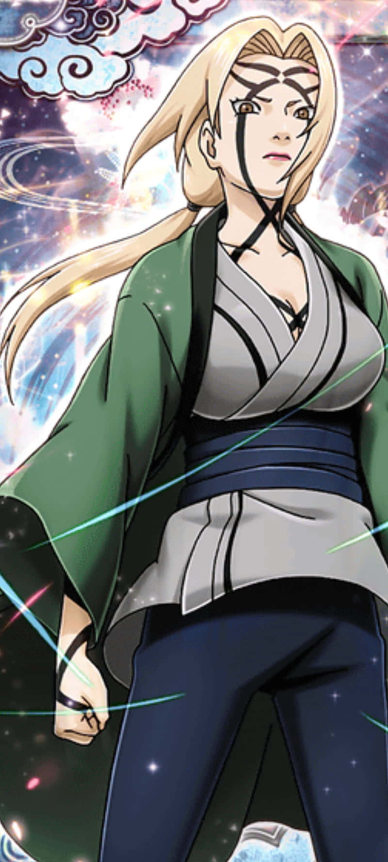 Tsunade iPhone Kraftfull Bakgrunner