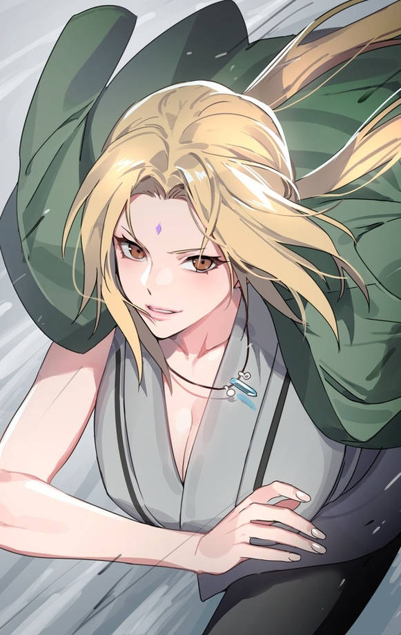 Tsunade løper Bakgrunner