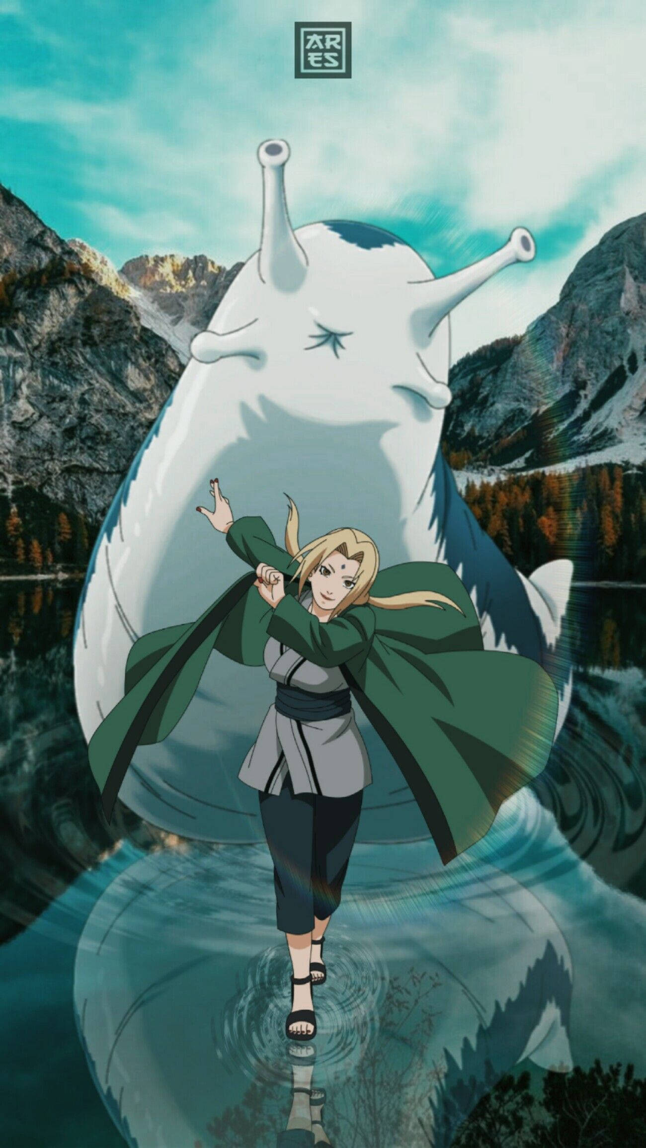 Tsunade og Katsuyu Bakgrunner