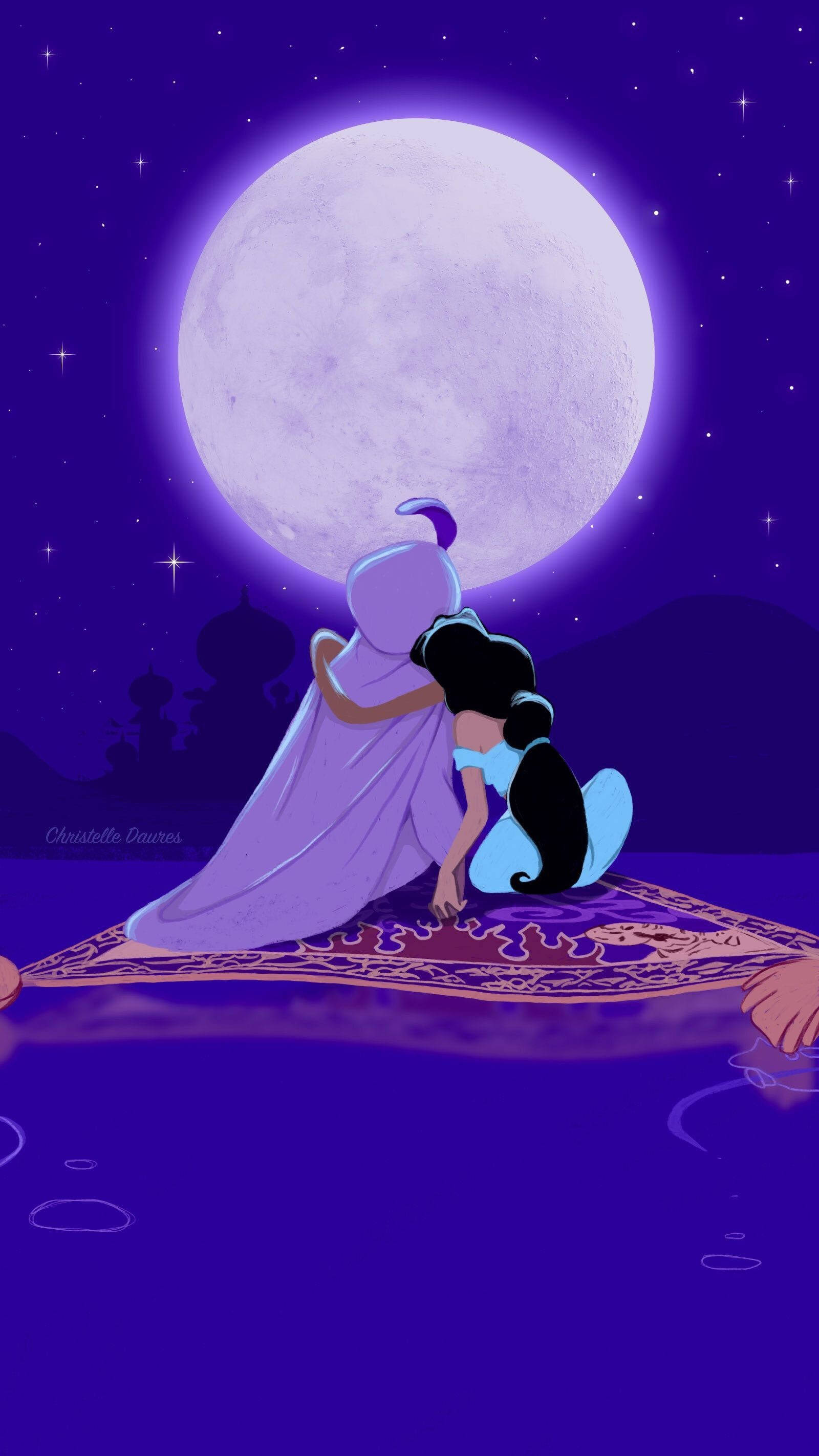 Tumblr Aesthetic Aladdin og Jasmine Bakgrunner