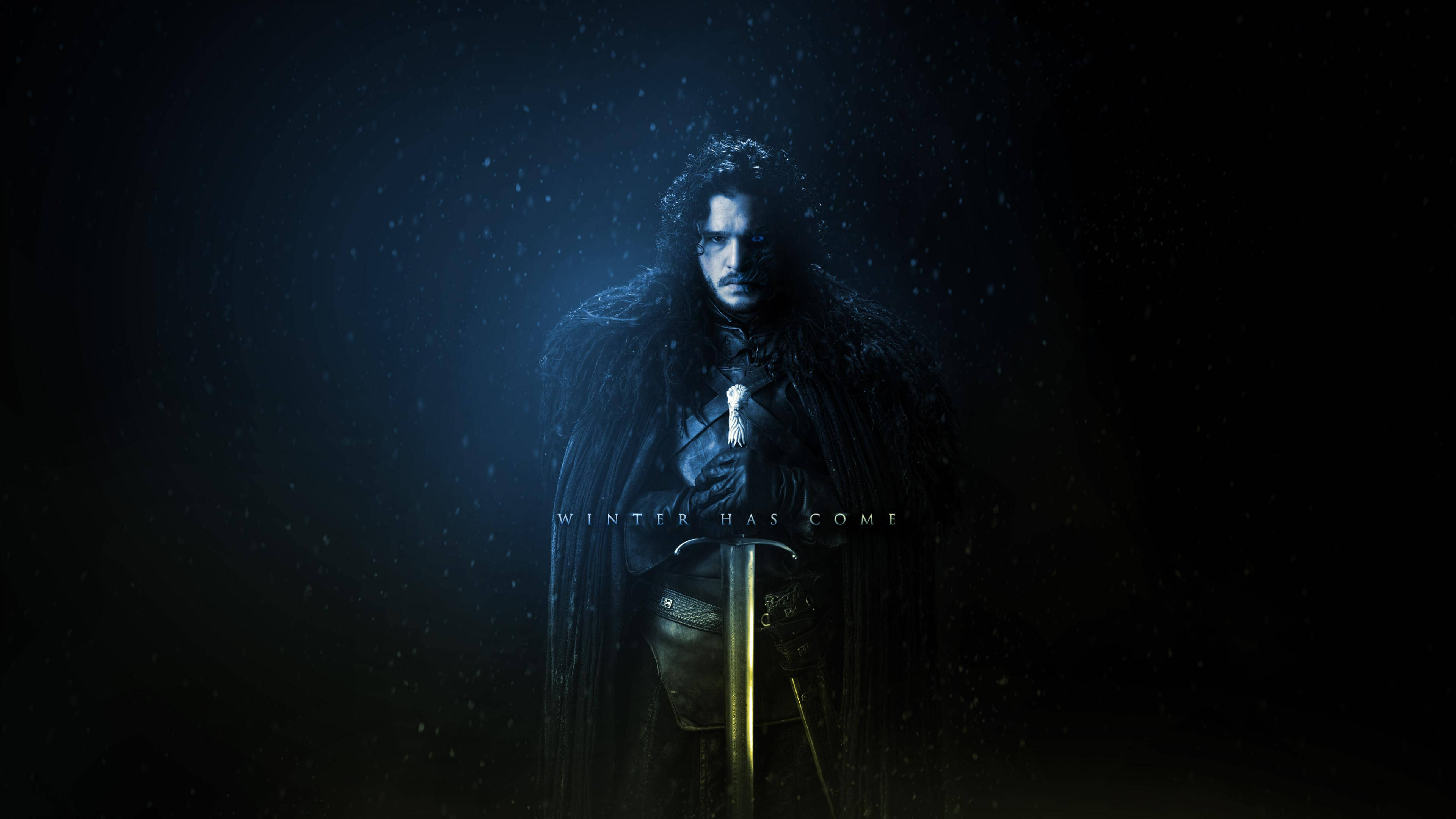 TV 4K Game of Thrones Jon Snow Winter Is Coming Bakgrunner