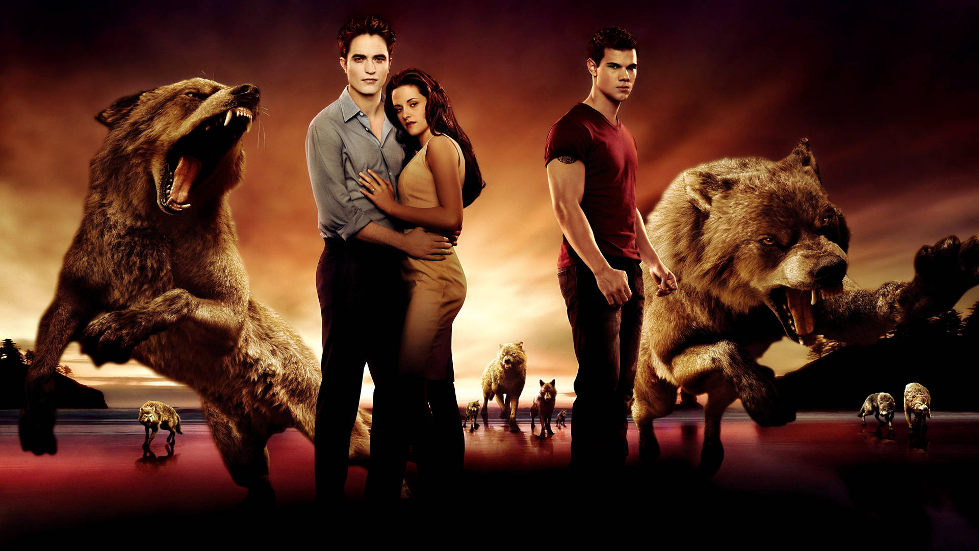 Twilight Saga spennende filmplakat Bakgrunner
