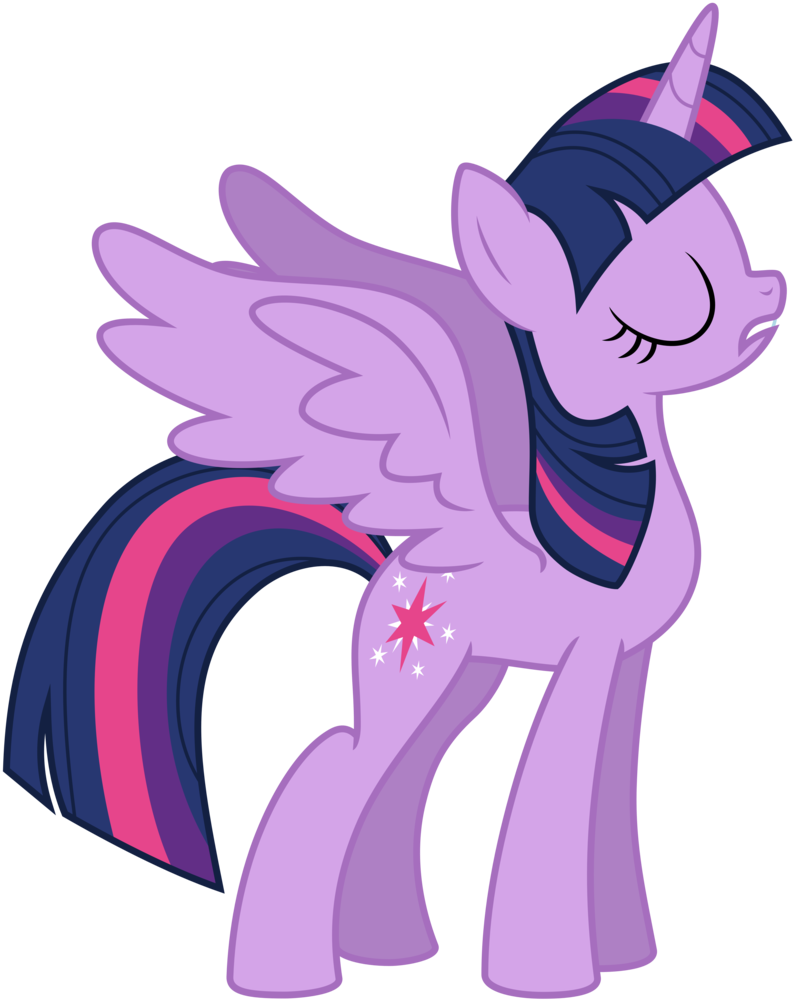 Twilight Sparkle My Little Pony-vektor Bakgrunner