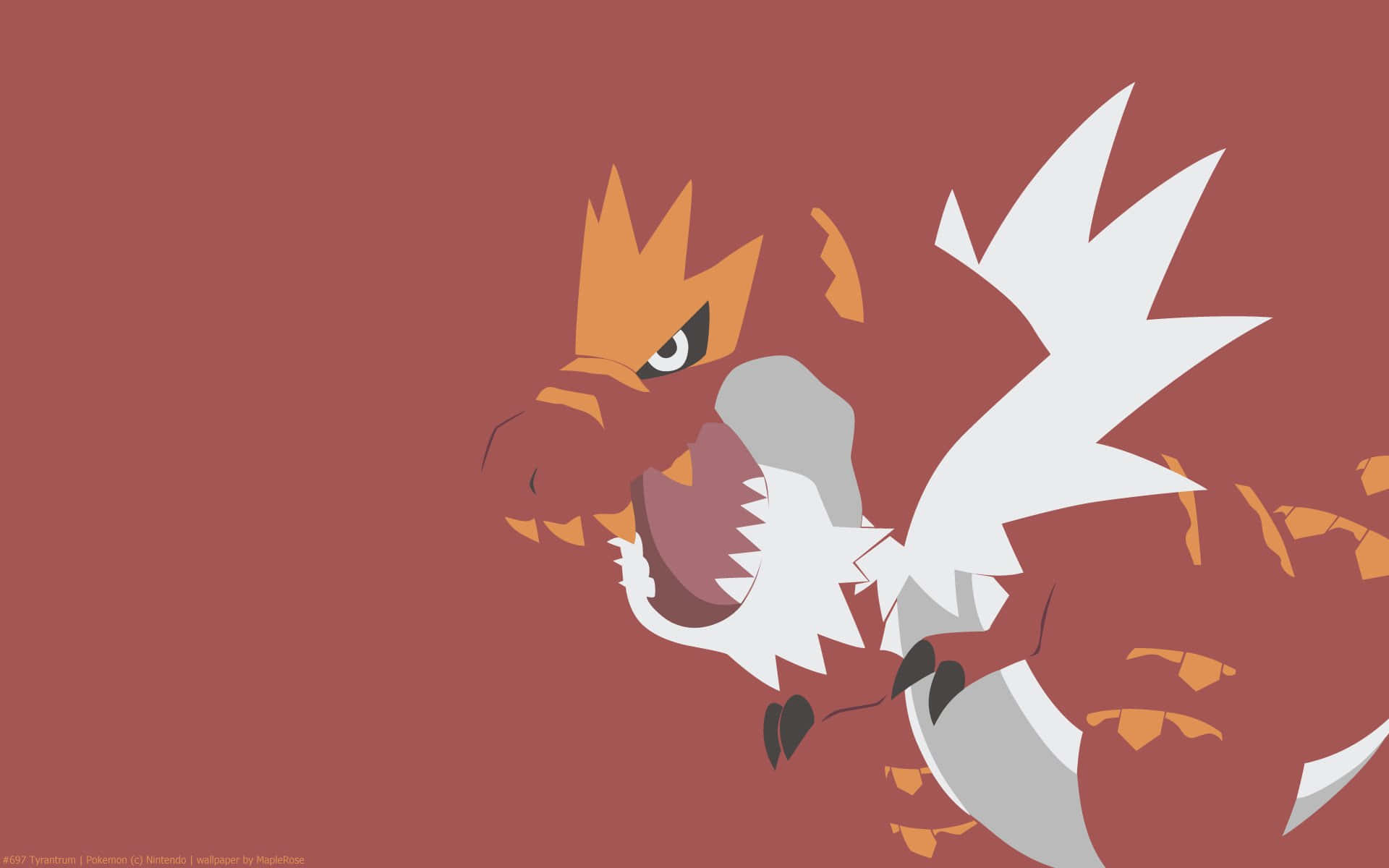 Tyrantrum Minimalistisk Bakgrunner