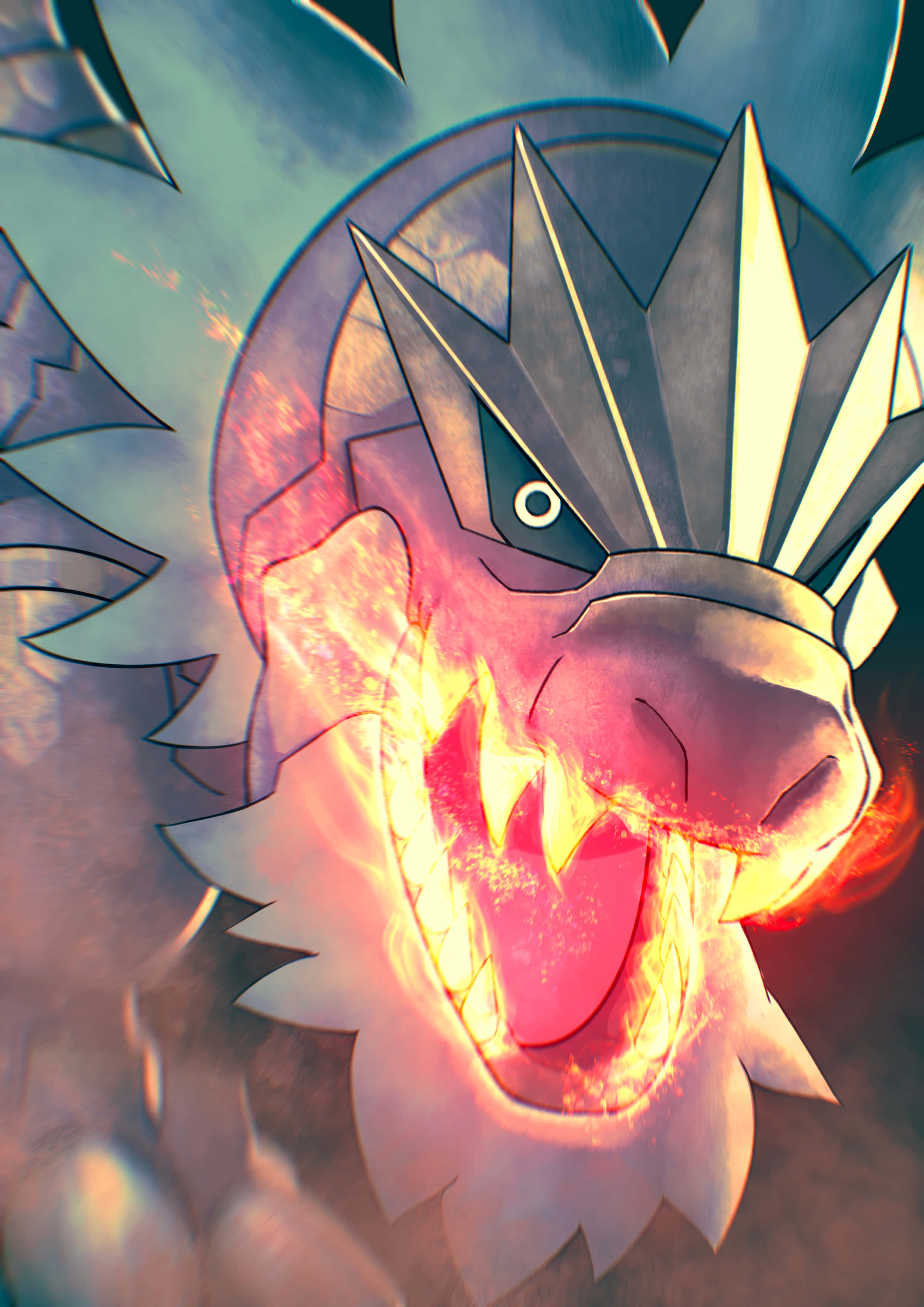 Tyrantrum utløser ildtannkraft Bakgrunner