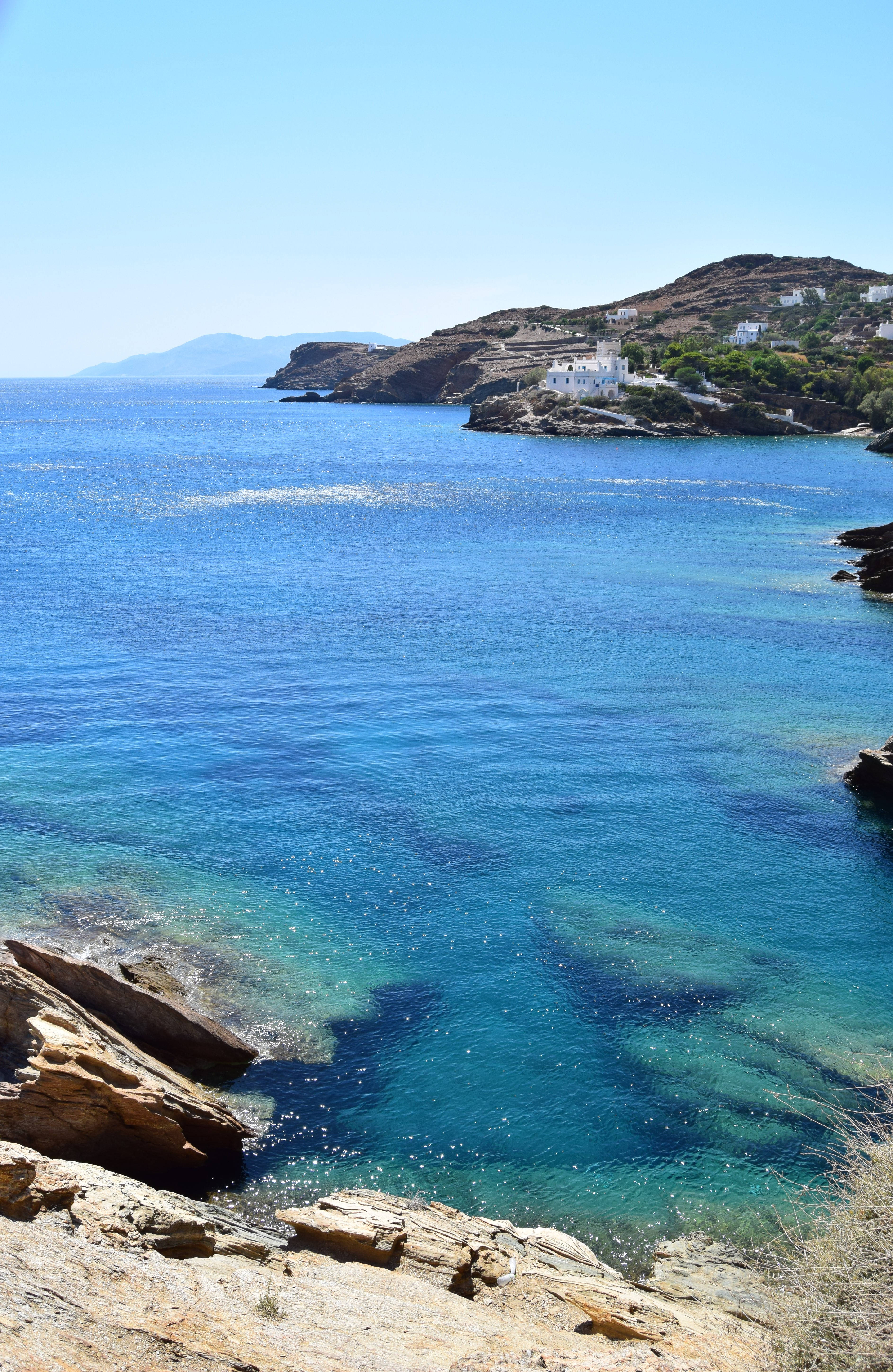 Ubesudlet øy Hellas iOS 13 Bakgrunner