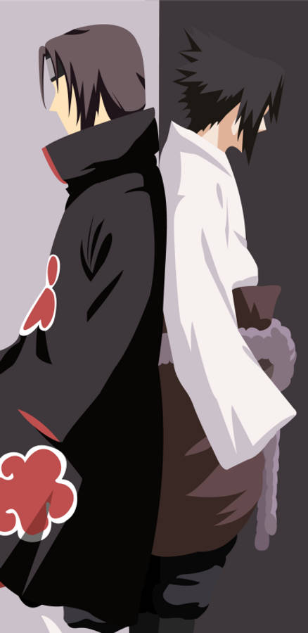 Uchiha-brødrene Naruto-telefon Bakgrunner