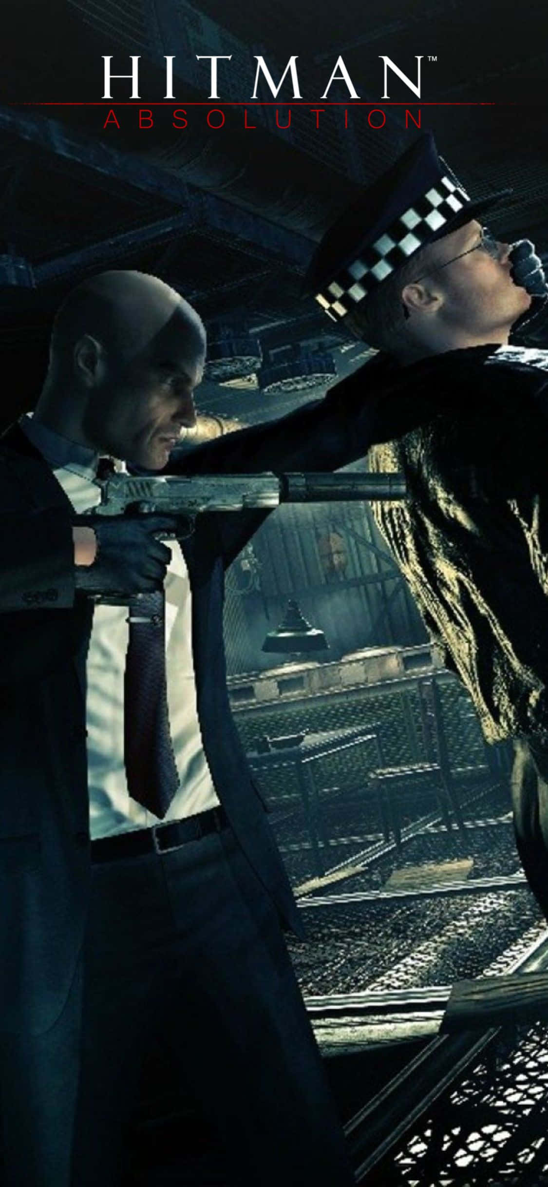 Ultimativ leiemorder: Spill Hitman Absolution for en oppslukende opplevelse på iPhone X Bakgrunner