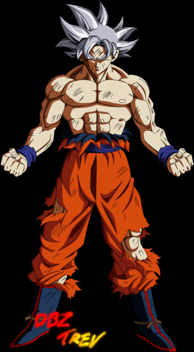Ultra Instinct Goku kraftstilling Bakgrunner