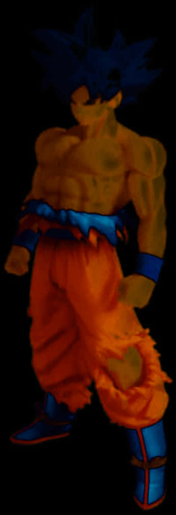 Ultra Instinct Goku Aura Glød Bakgrunner