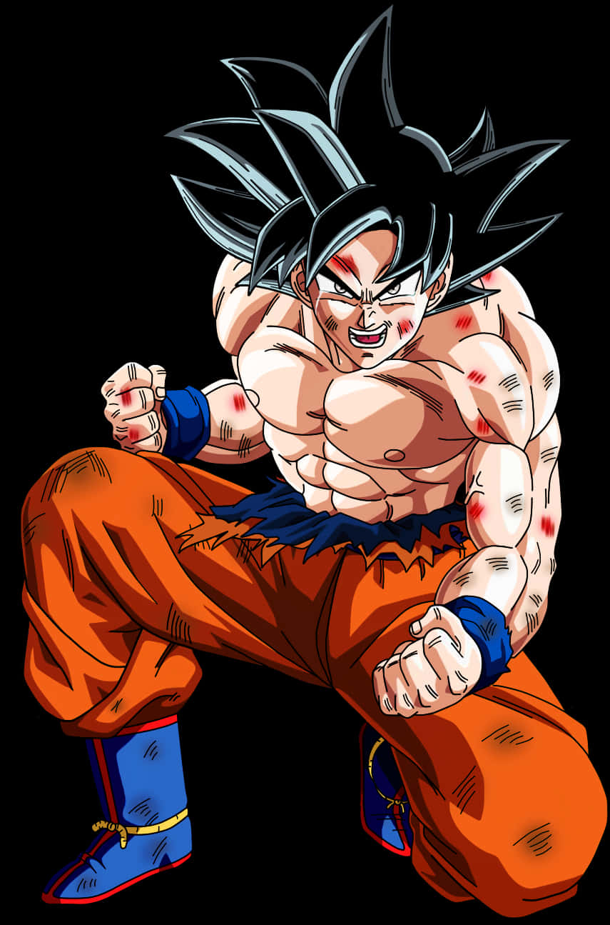 Ultra Instinct Goku klar for kamp Bakgrunner