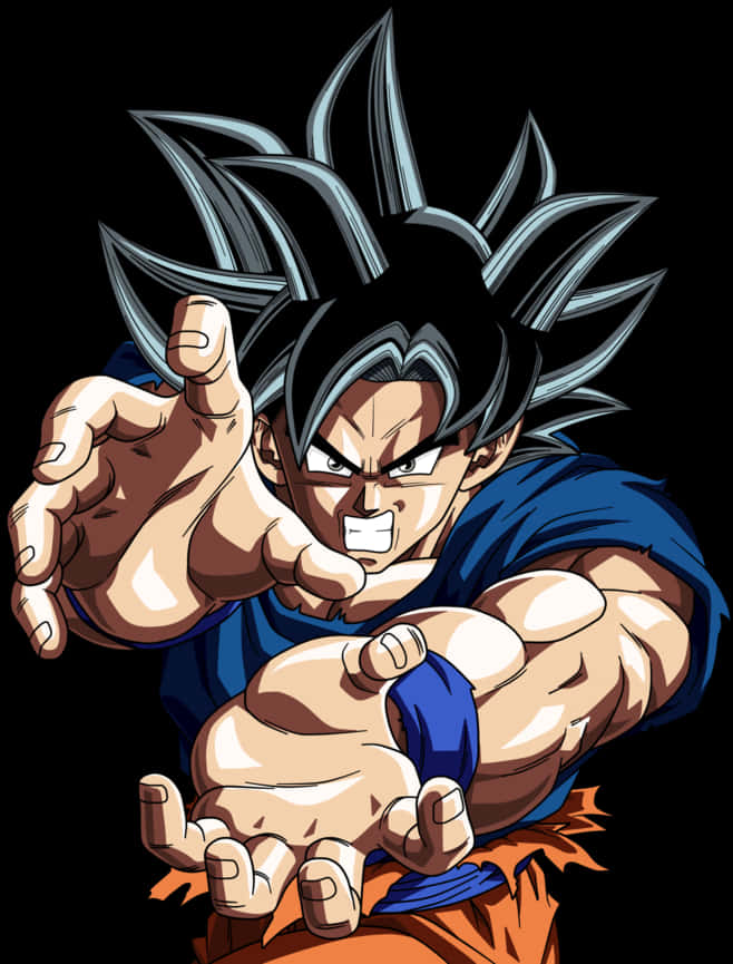 Ultra Instinct Goku klar for kamp Bakgrunner