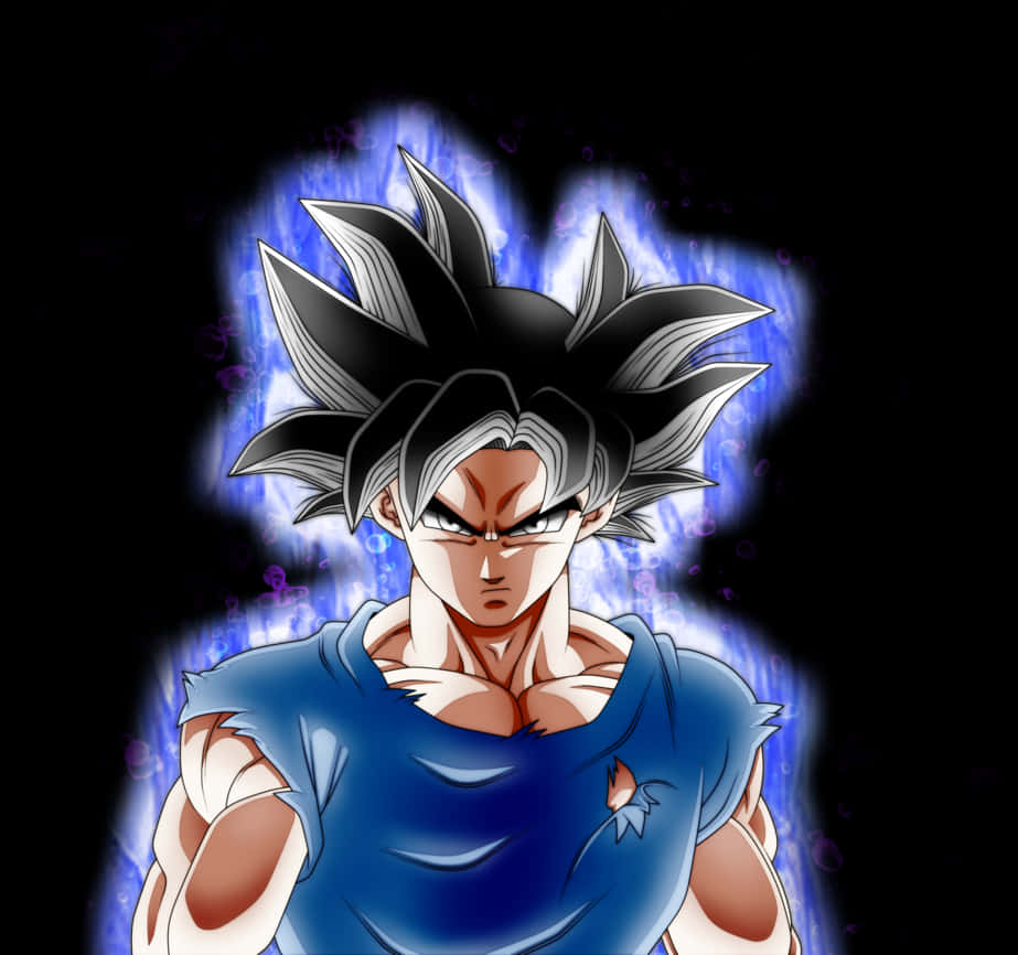 Ultra Instinct Goku med kraftaura Bakgrunner
