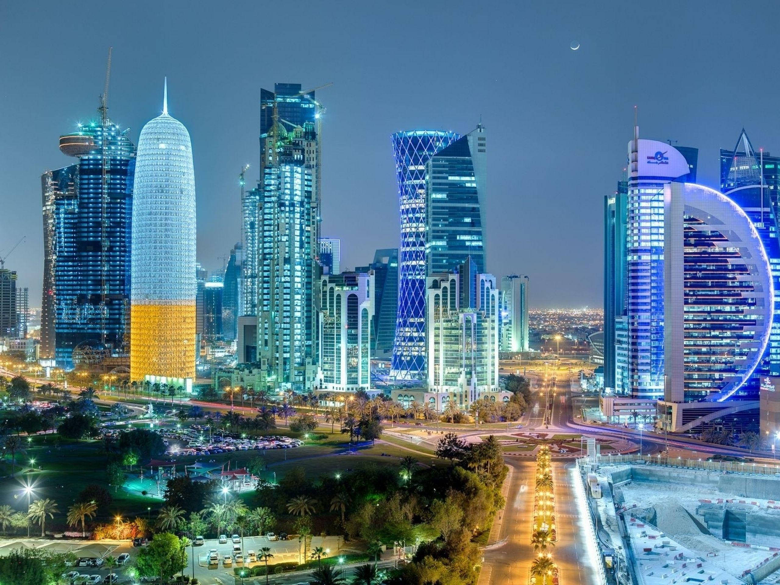 Ultramoderne arkitektur i Qatar Bakgrunner