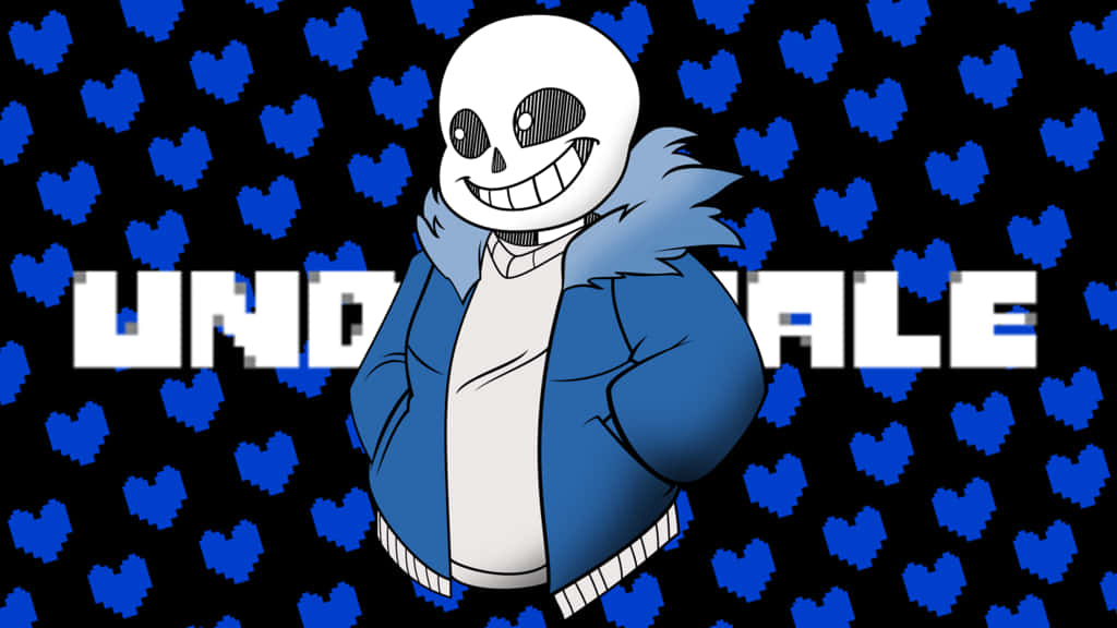 Undertale Sans blå hjerter Bakgrunner