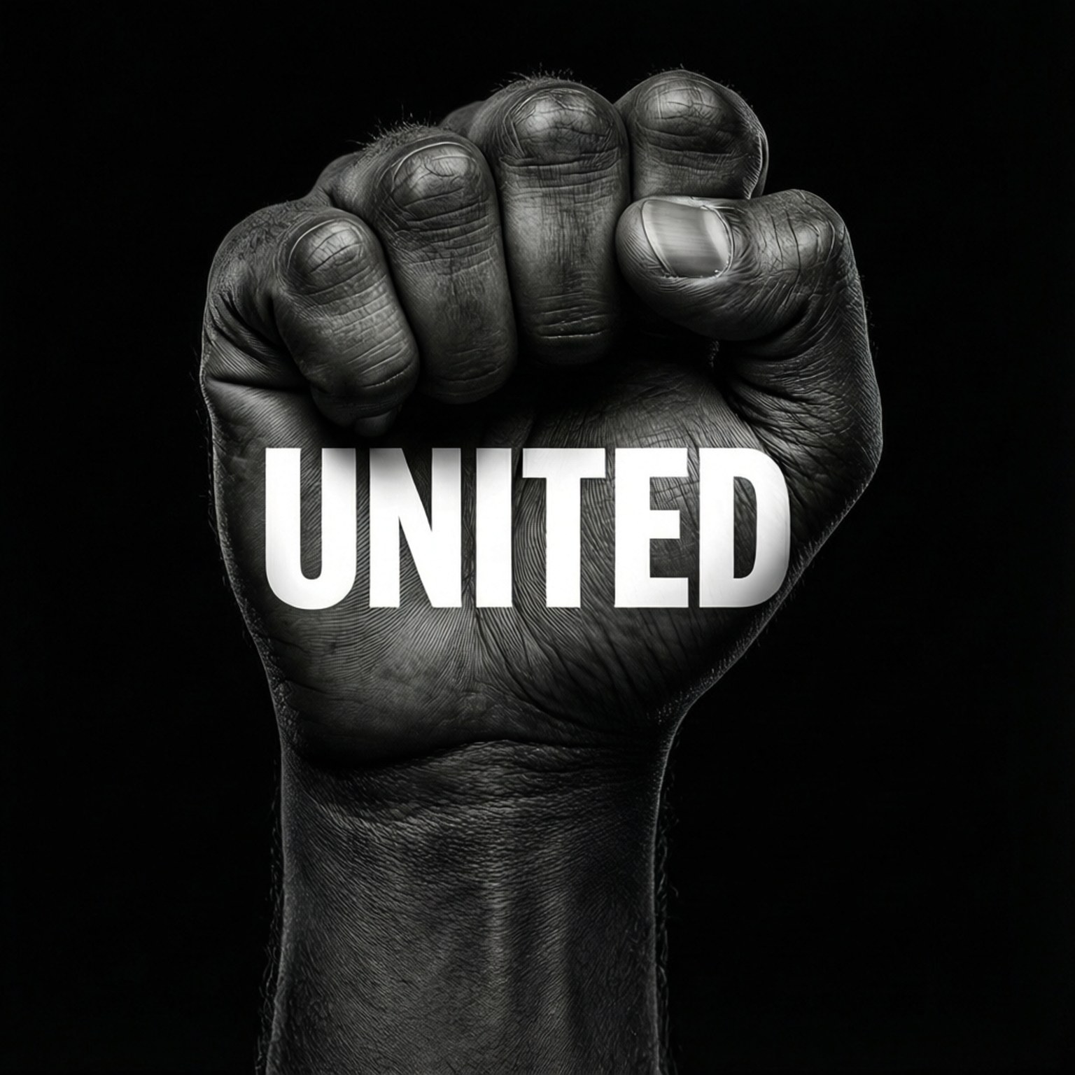 United Typography Fist Bakgrunner