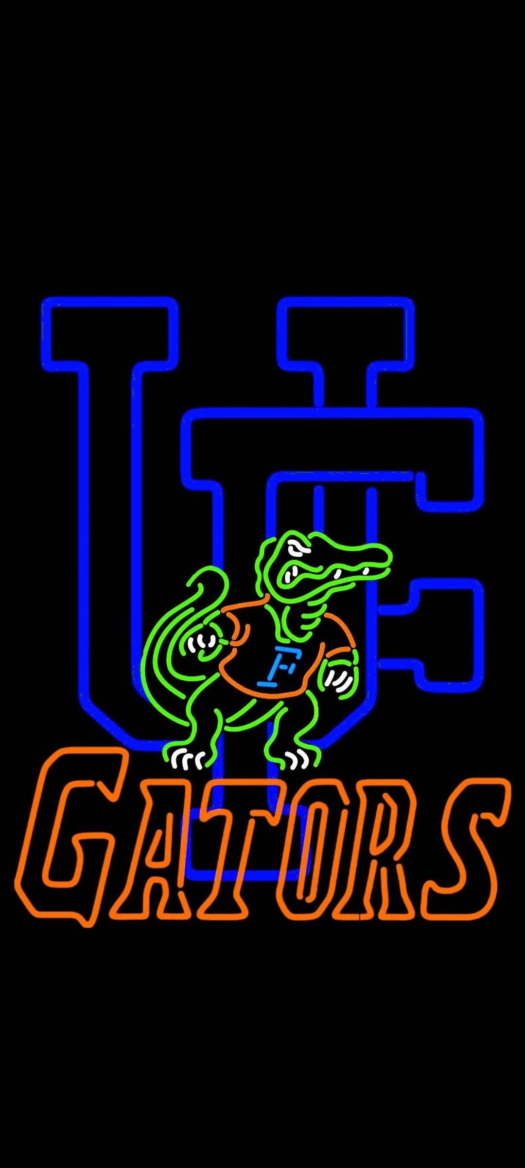 University of Florida Gators neonlys Bakgrunner