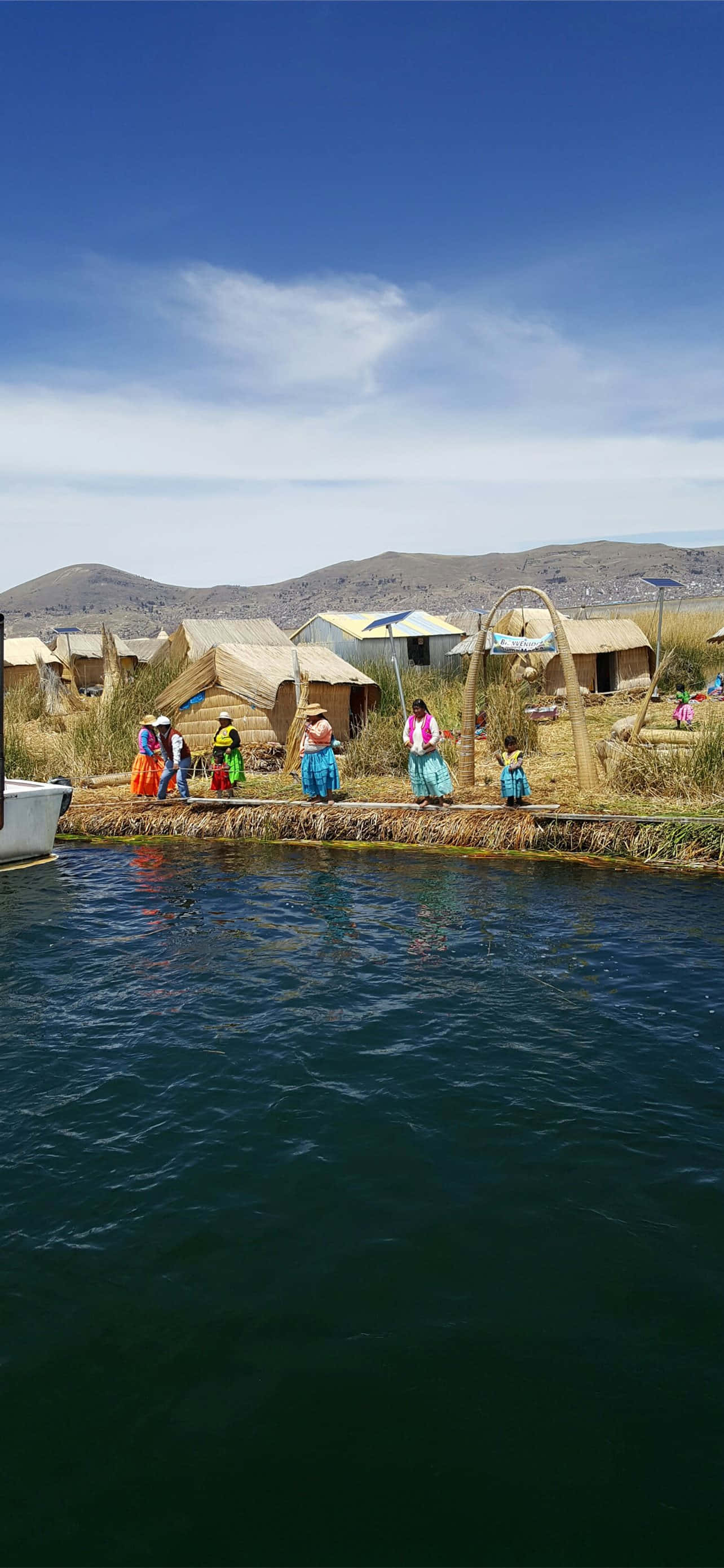 Uros flytende øyer Titicacasjøen Bakgrunner