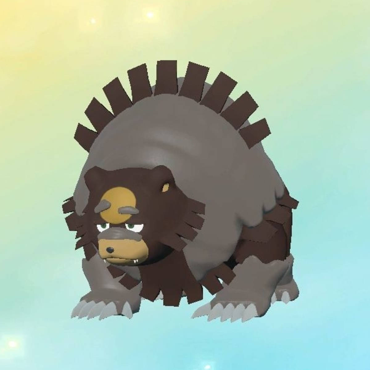 Ursaluna i Pokémon Legends Arceus Bakgrunner