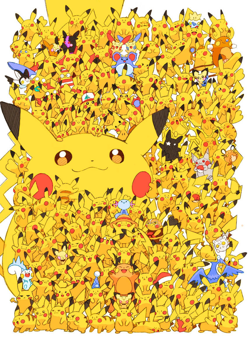 Utallige Pikachu iPhone Bakgrunner