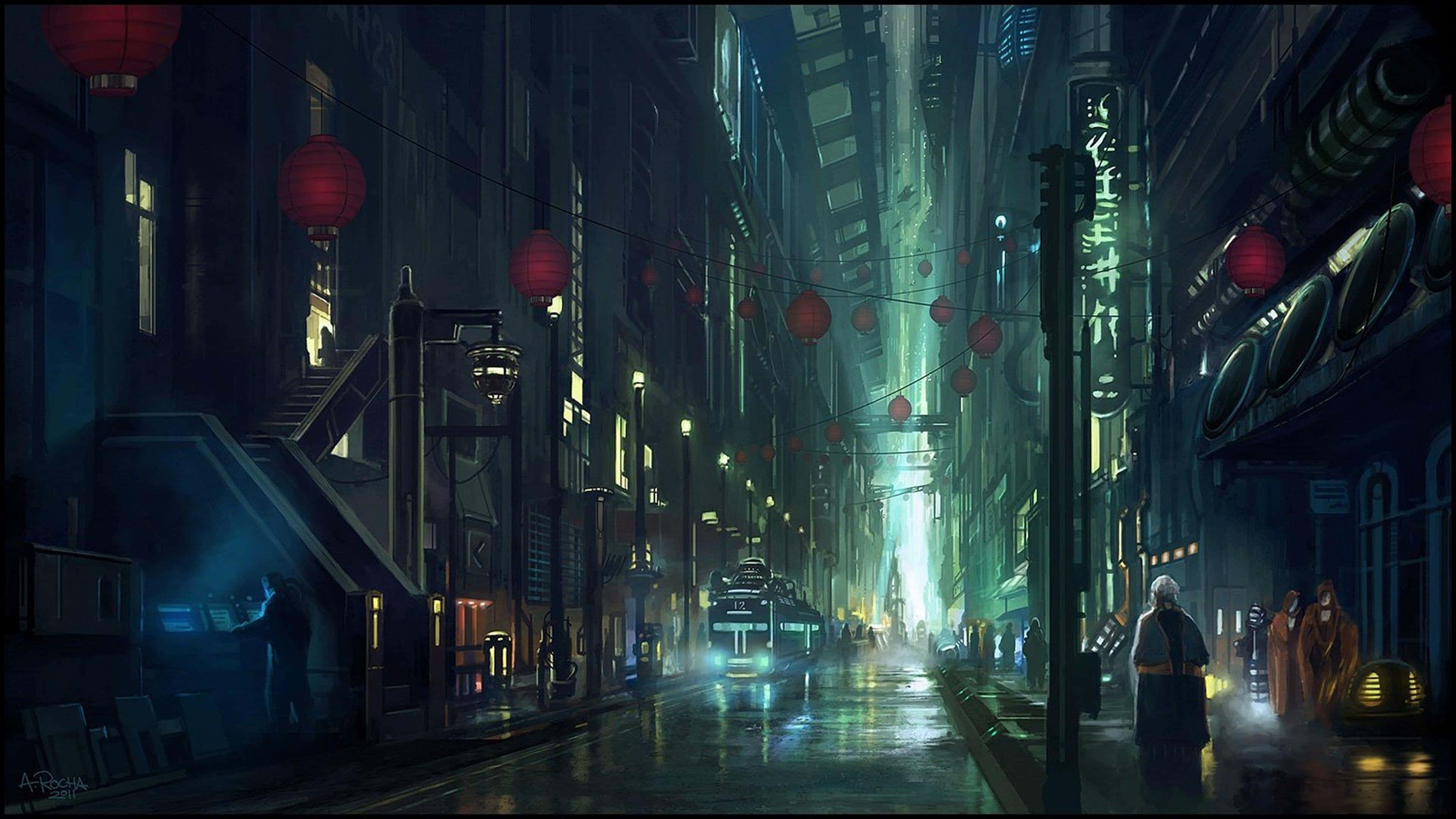 Utforsk den fargerike verdenen til Anime City og finn et eventyr som venter på deg Bakgrunner