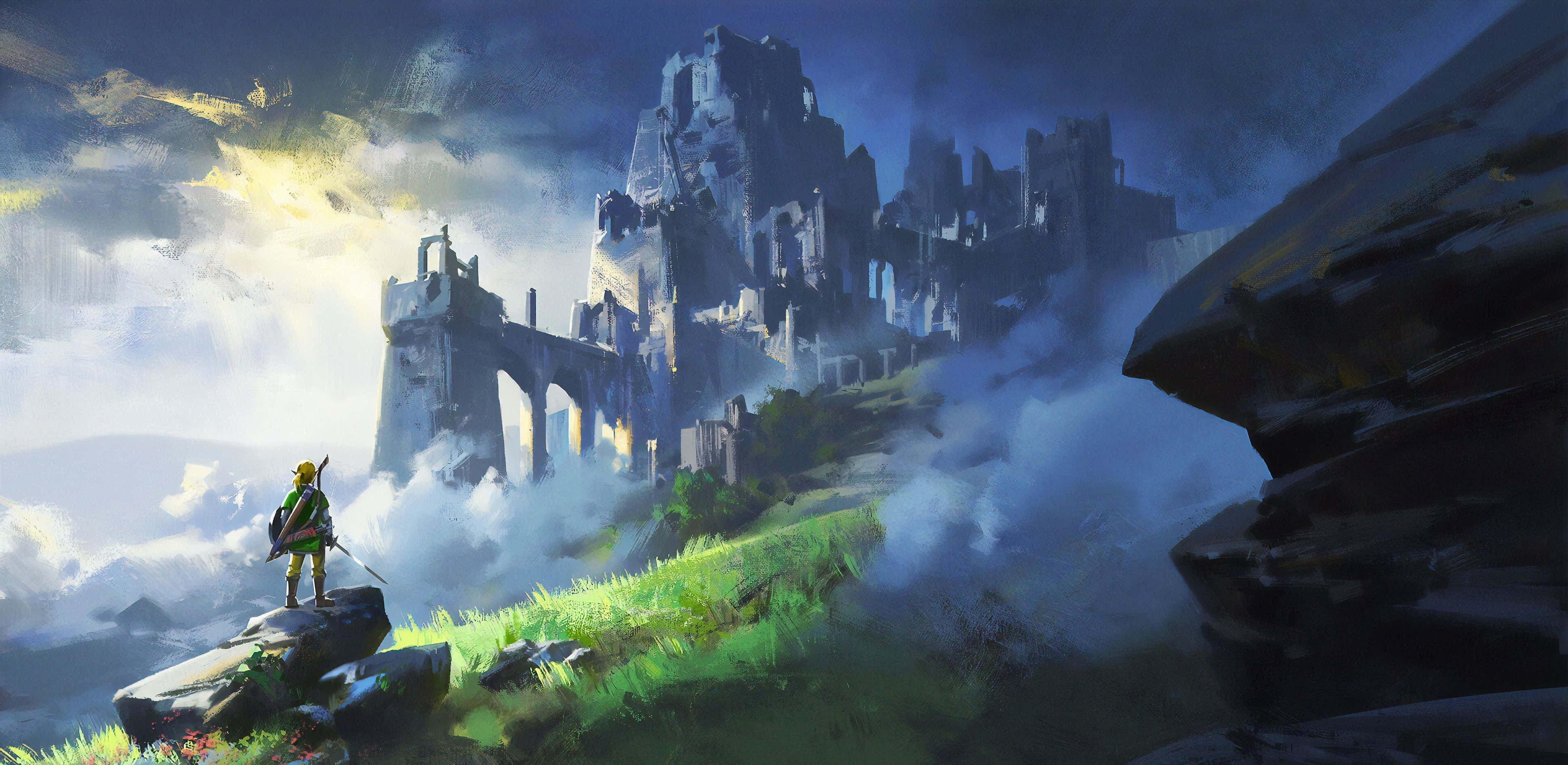 "Utforsk den magiske verdenen til The Legend of Zelda!" Bakgrunner