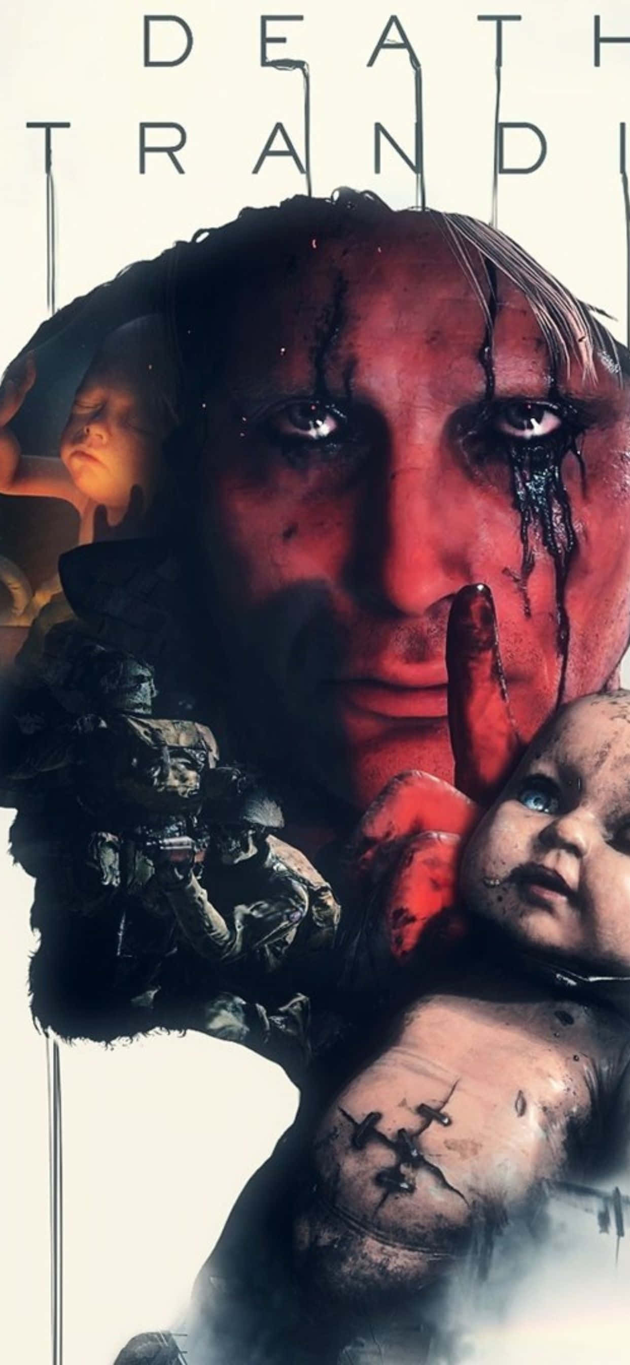 Utforsk den postapokalyptiske verdenen i Death Stranding på en iPhone XS Max Bakgrunner