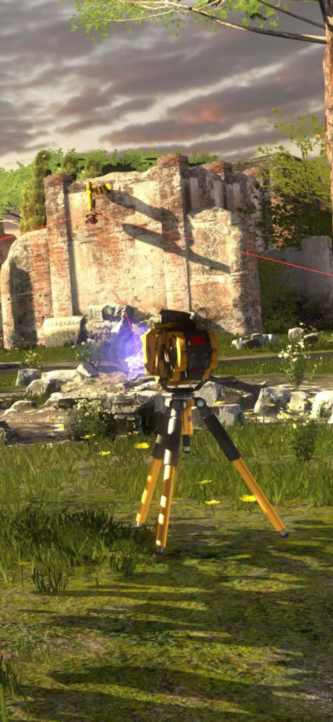 Utforsk den surrealistiske verdenen i The Talos Principle på din iPhone X Bakgrunner