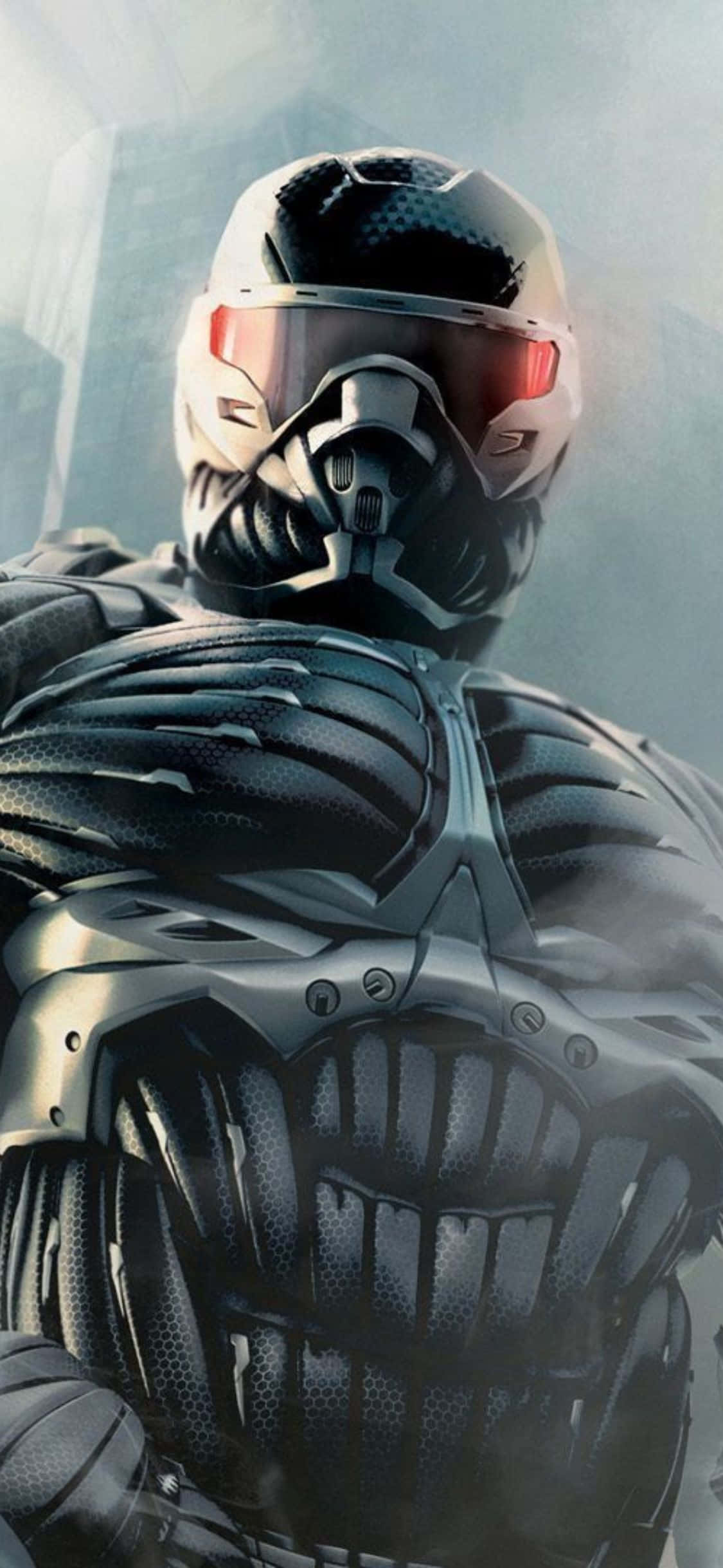 Utforsk en futuristisk verden med Crysis 3 og iPhone X Bakgrunner