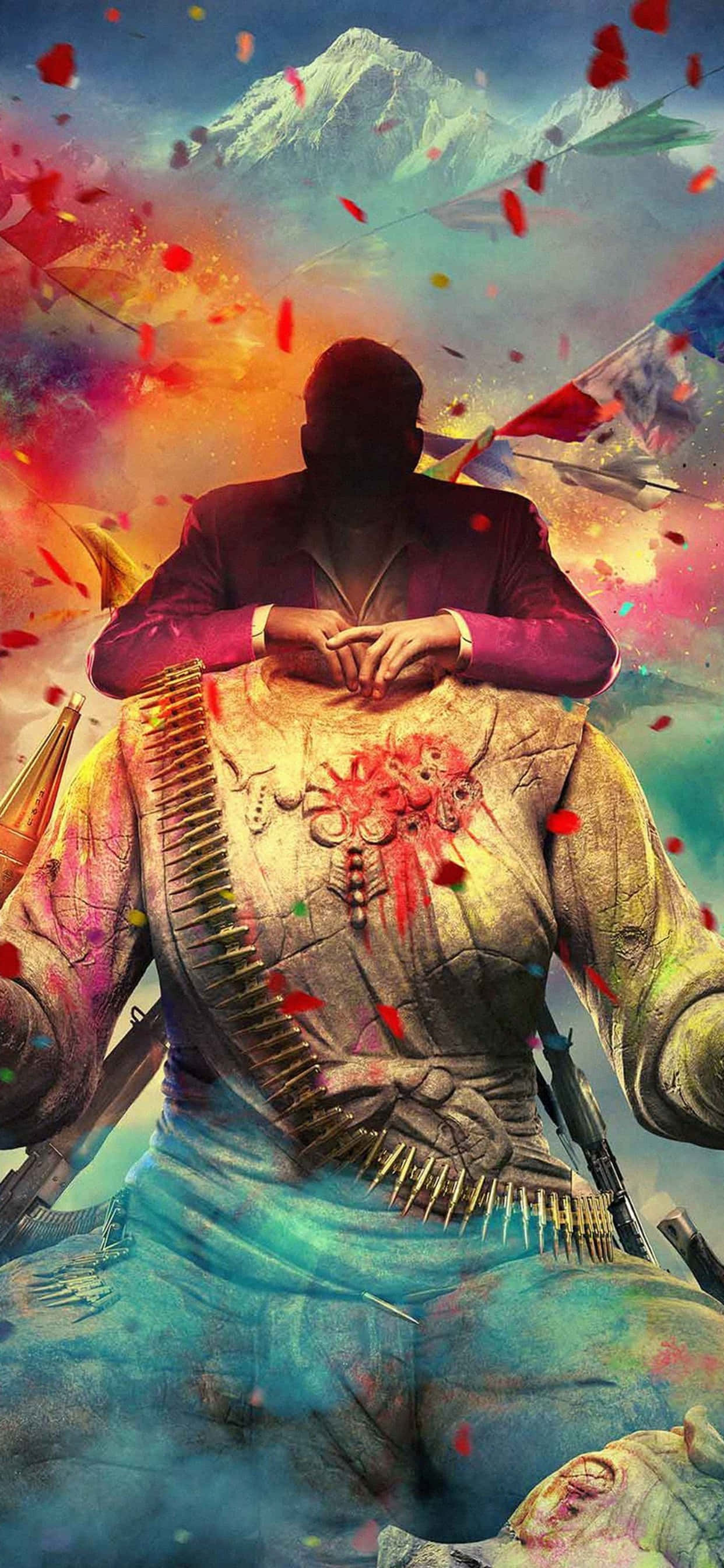 Utforsk et praktfullt ødeland i Far Cry 4 med iPhone XS Max Bakgrunner