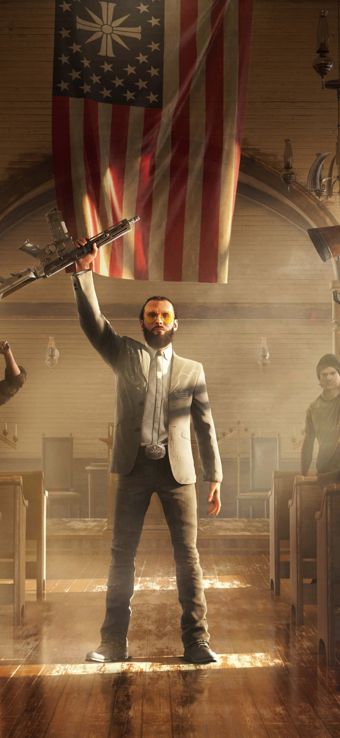 Utforsk Far Cry 5s villmark på din iPhone Xs! Bakgrunner