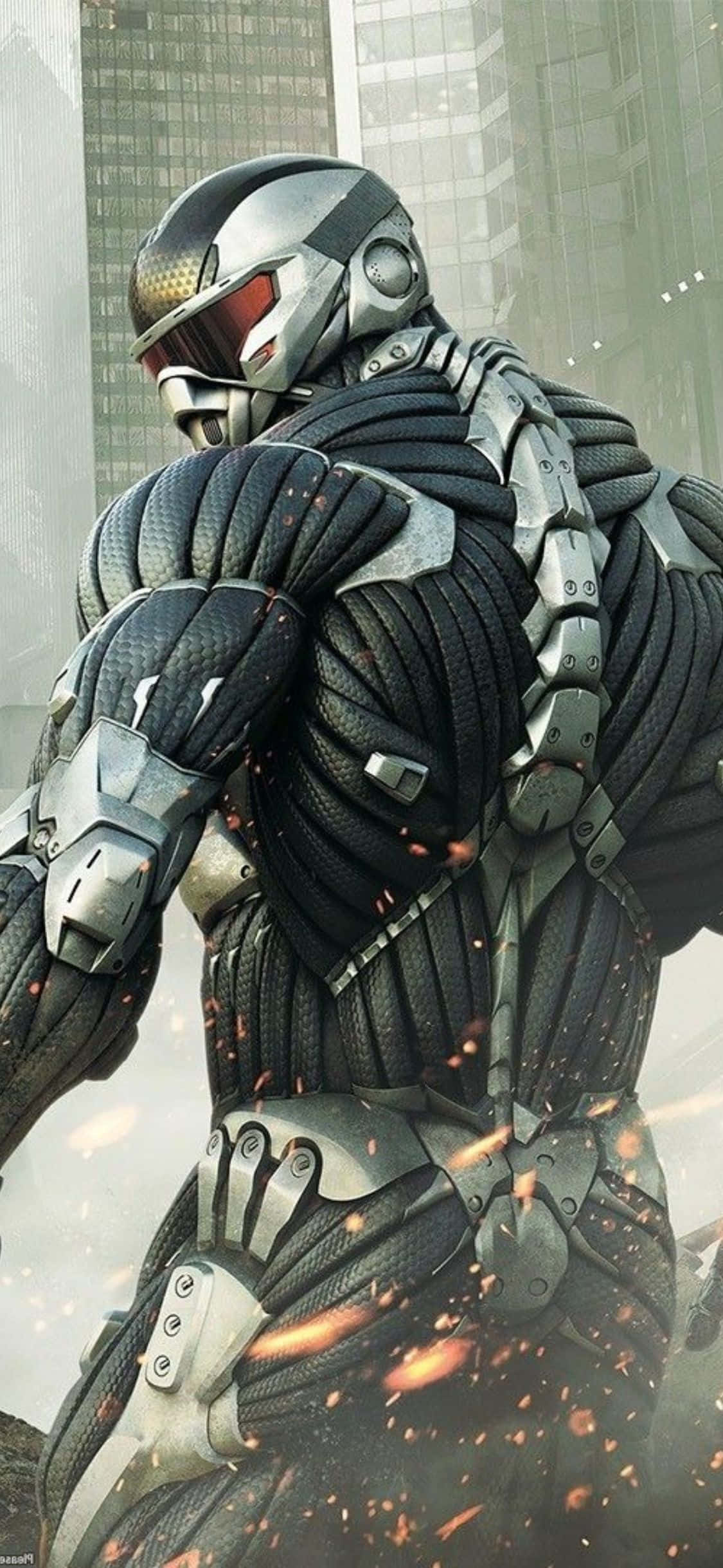 Utforsk fremmede verdener med iPhone X og Crysis 3 Bakgrunner
