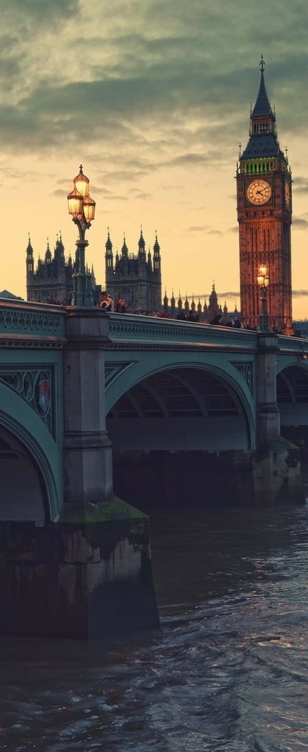 «Utforsk London med en iPhone» Bakgrunner