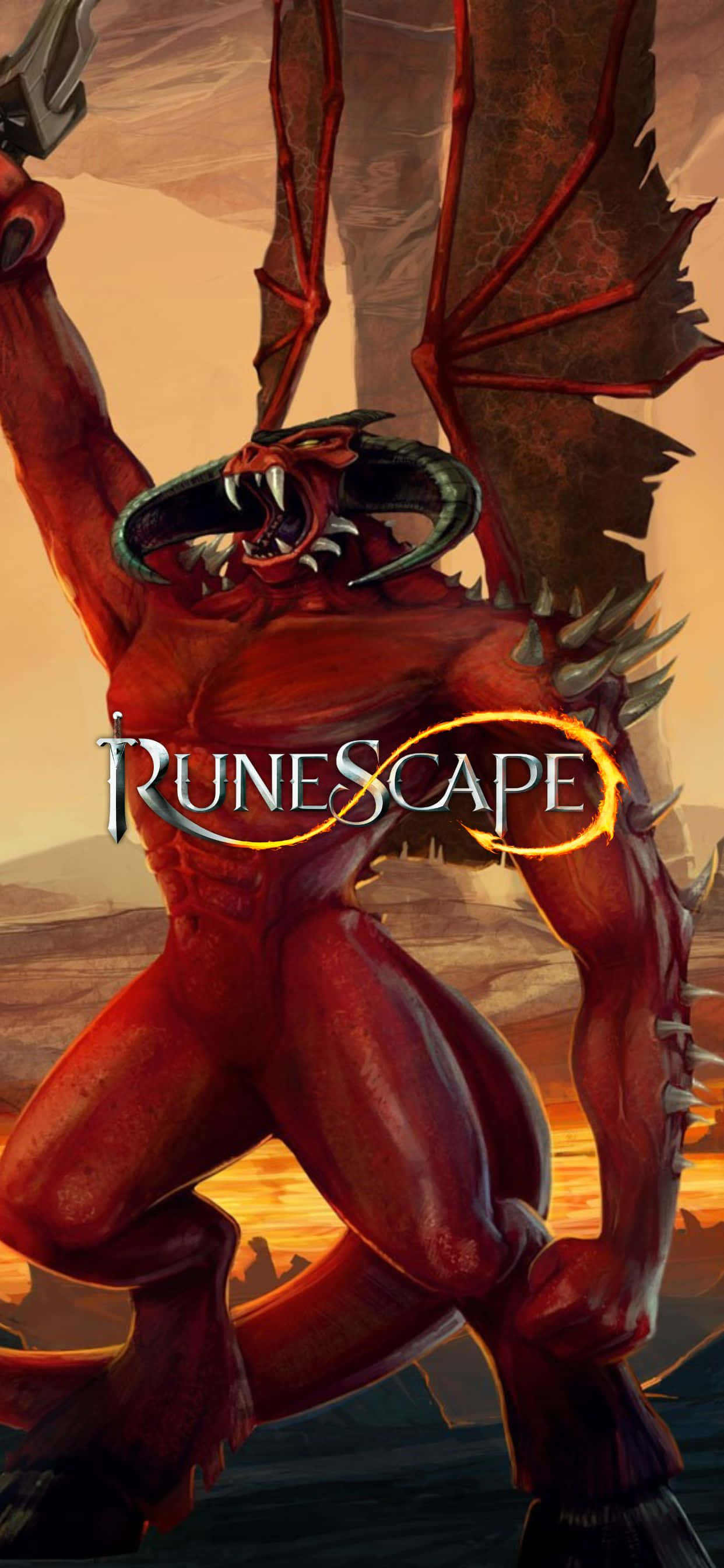 Utforsk Runescape-verdenen på din iPhone Xs Max Bakgrunner