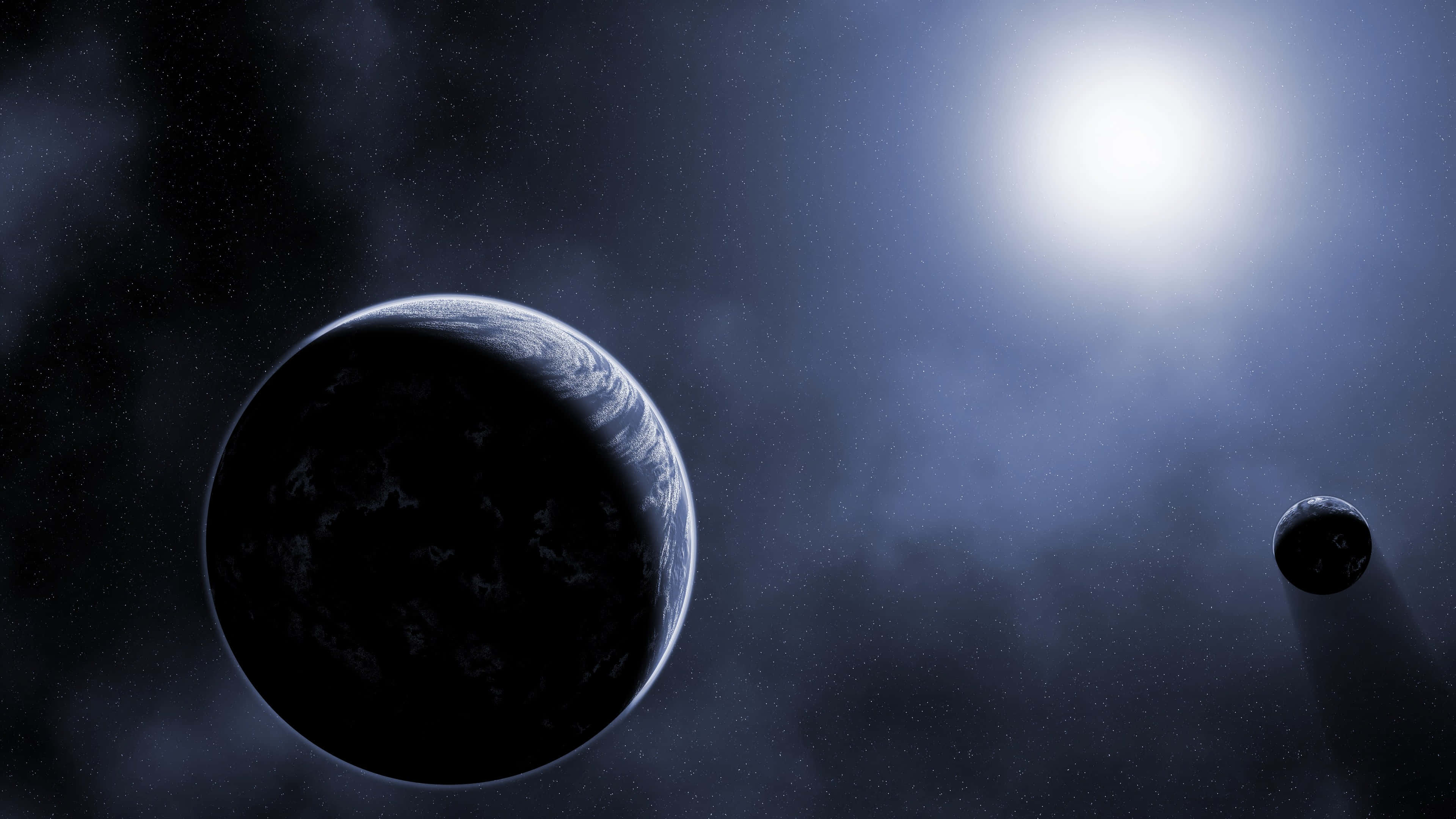 Utforsk universet med 4K Space Bakgrunner