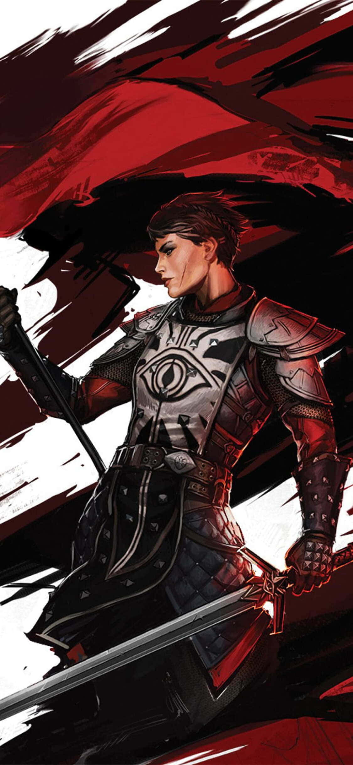Utforsk Dragon Age Inquisitions verden med den helt nye iPhone Xs Bakgrunner