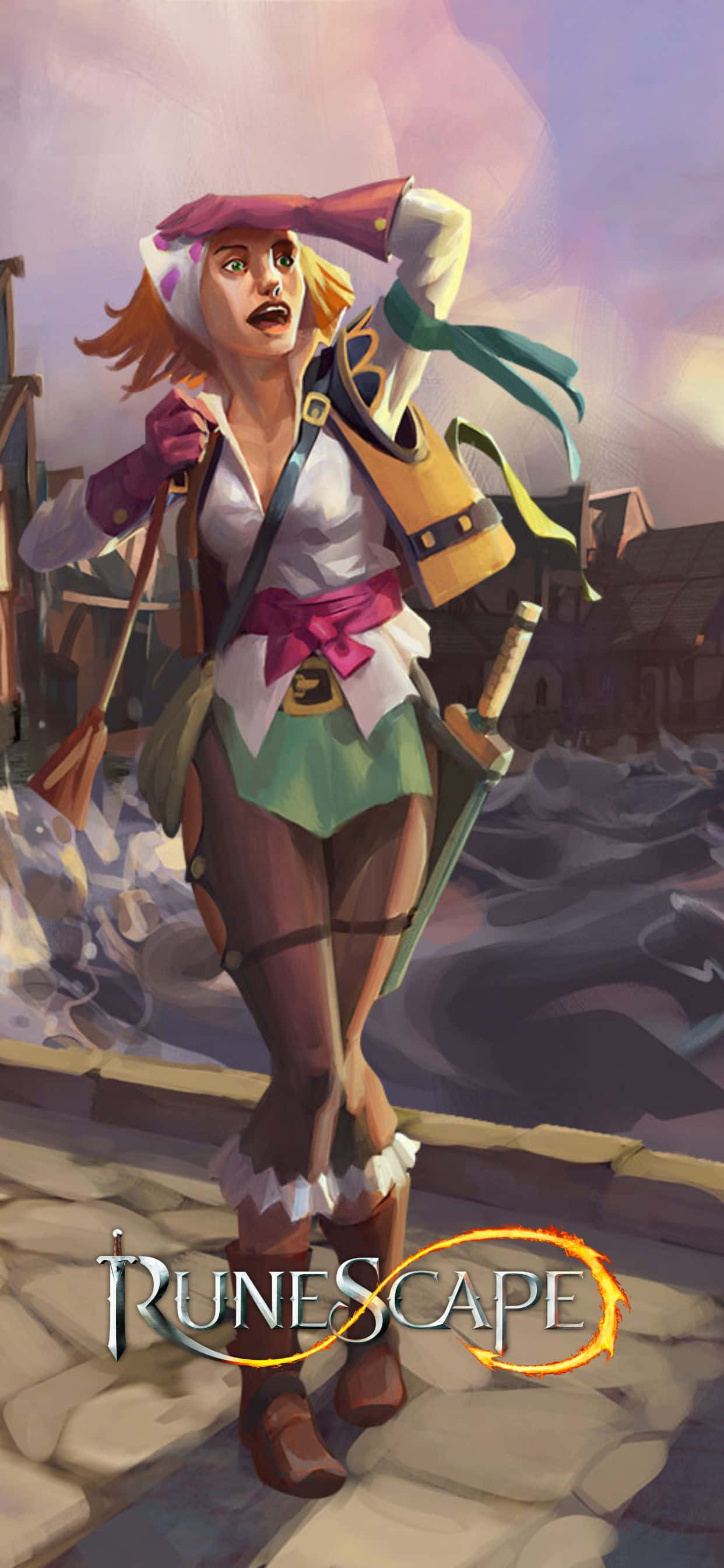Utforsk Gielinors verden med den fantastiske iPhone Xs Max! Bakgrunner