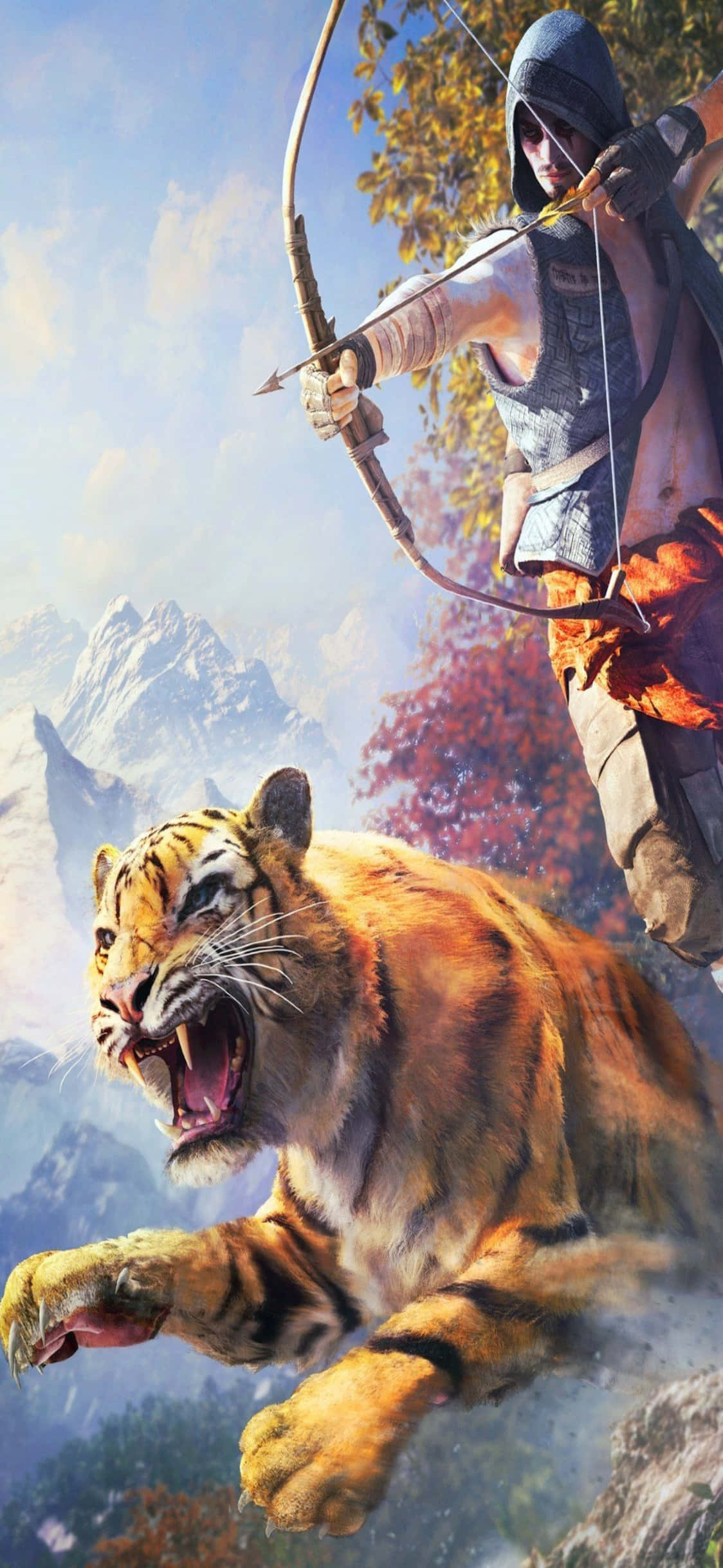 Utforsk verdenen i Far Cry 3 på iPhone X Bakgrunner