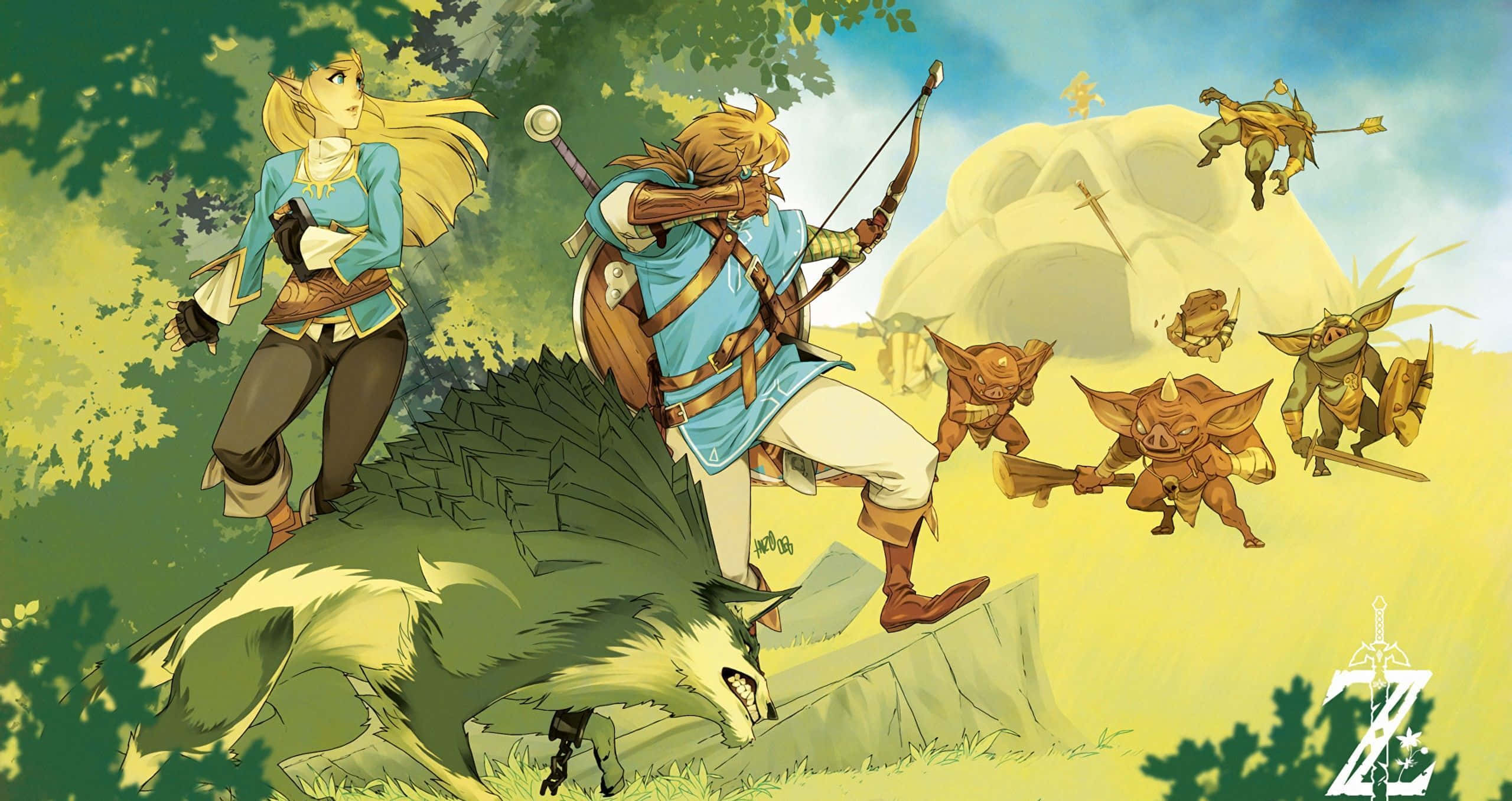 Utforsk verdenen til Legend of Zelda. Bakgrunner