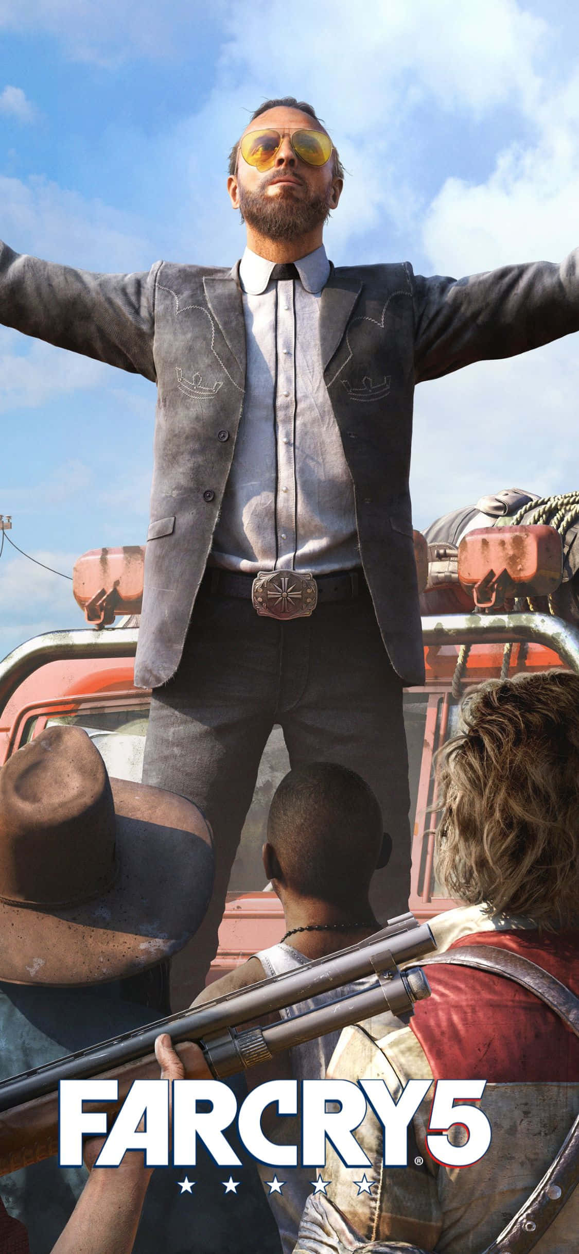 Utforsk villmarken med Far Cry 5 på iPhone XS Bakgrunner
