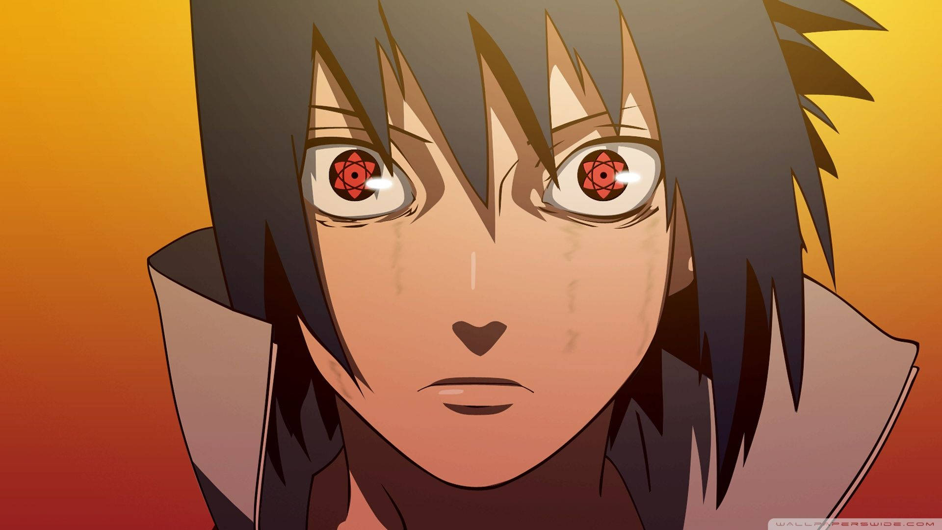 Utløsning av kraften til Sasuke Uchihas Mangekyou Sharingan Bakgrunner