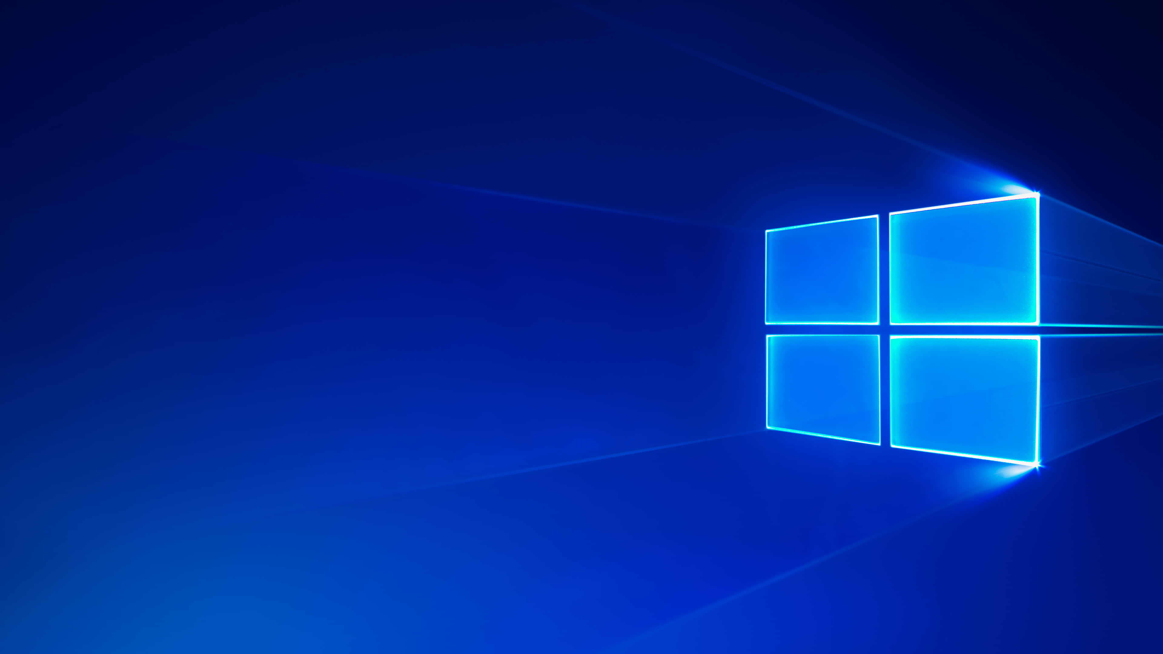 Utmerket blå Windows 10-bakgrunn Bakgrunner