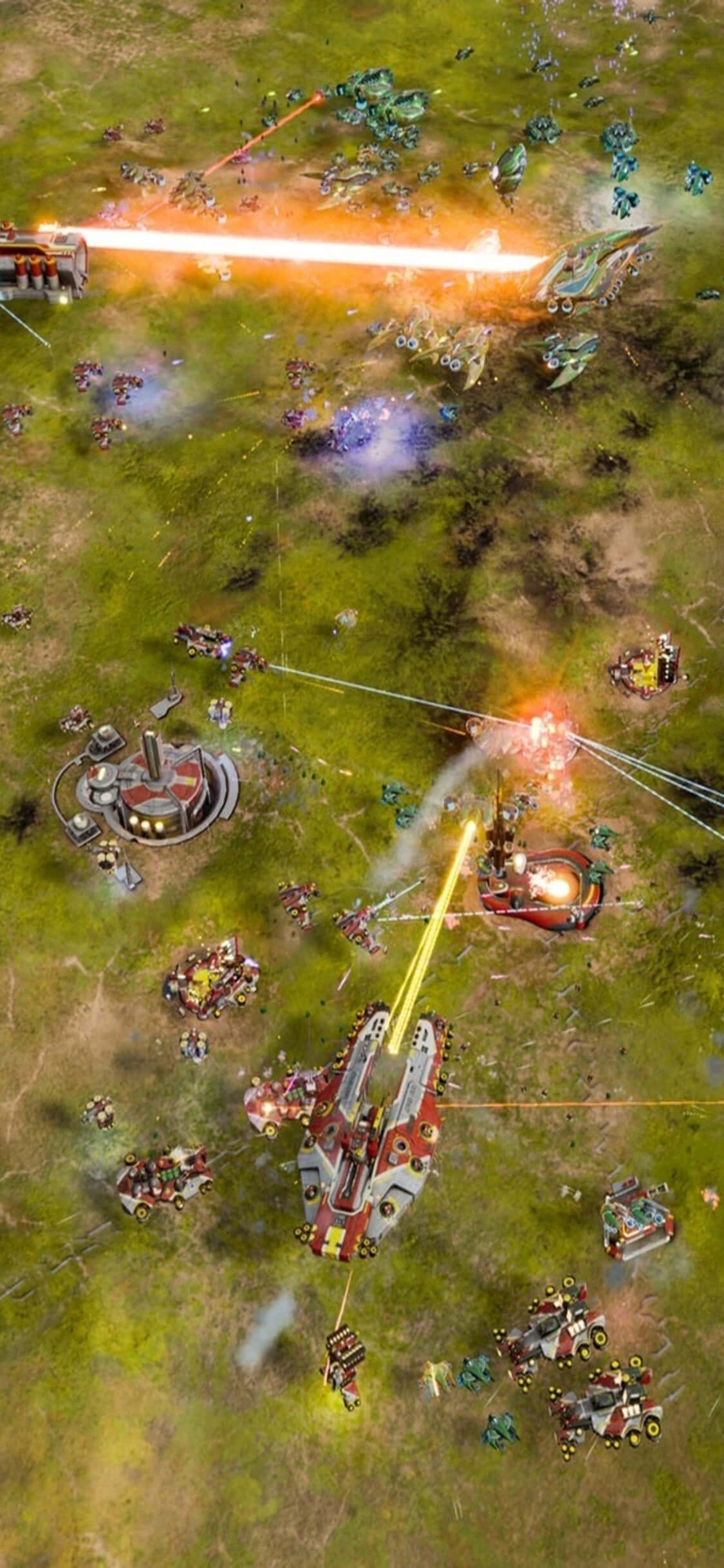 Utrolig sci-fi landskap fra Ashes Of The Singularity Bakgrunner